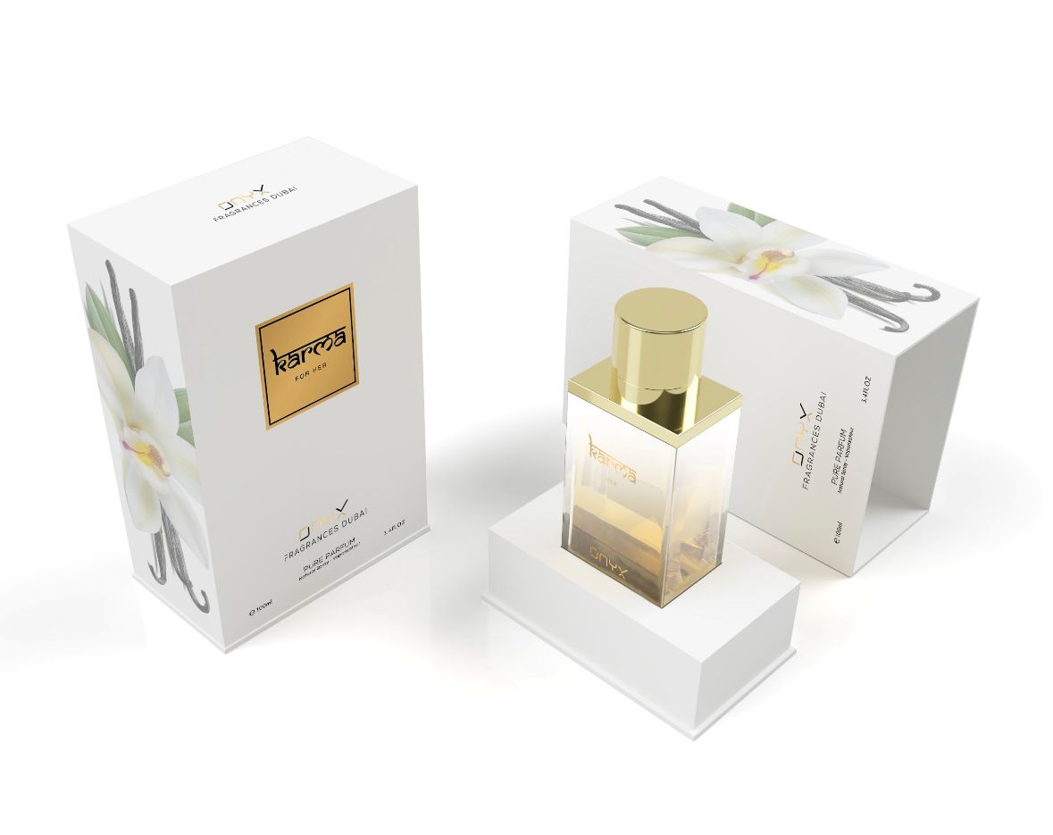 Karma Onyx for her Fragrances Dubai Pure Parfum Spray for Women Fragrance Rack