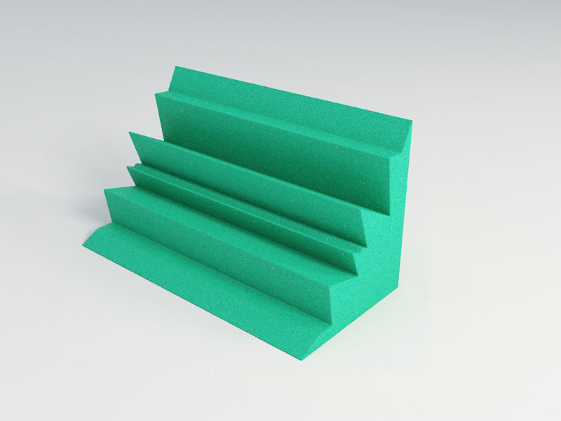 Acoustic Foam Corner Bass Traps, 12 x 12 x 24 Inch, NRC 1.20, 13 Colors SoundAssured