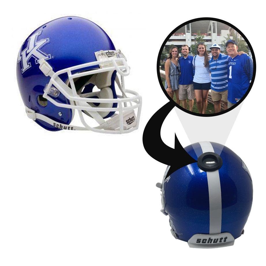 Kentucky Wildcats College Football Collectible Mini Helmet - Picture Inside Fanz Collectibles