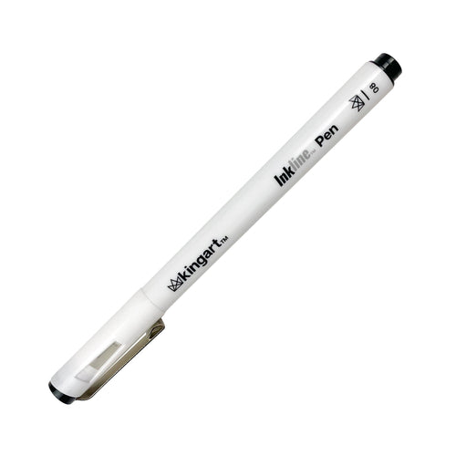 KingArt Inkline Artist Pen .08 Black ShopSketchBox