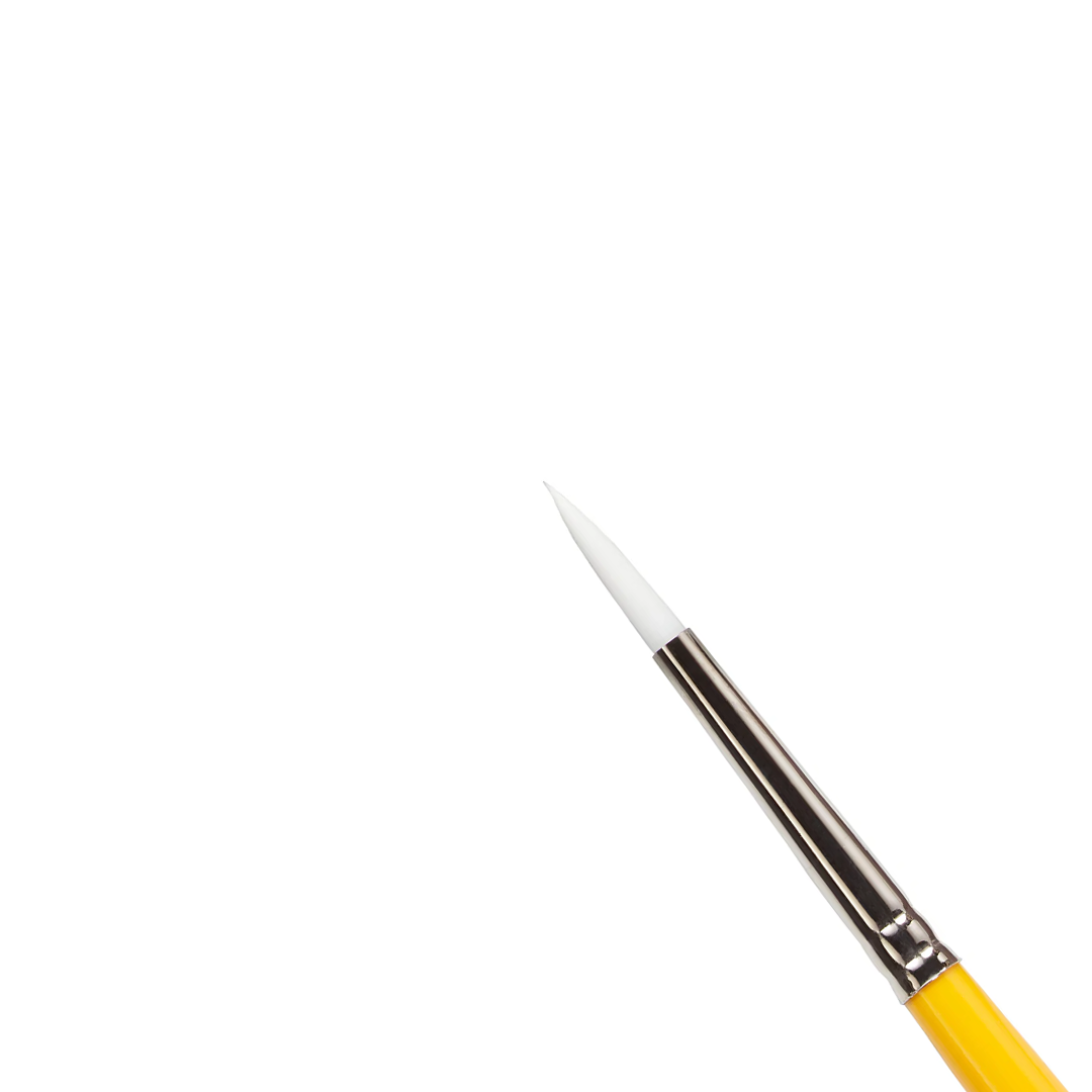 King Art Premium White Nylon 7950 Gold Grip™ Series Round Artist Brush – Size 8 ShopSketchBox
