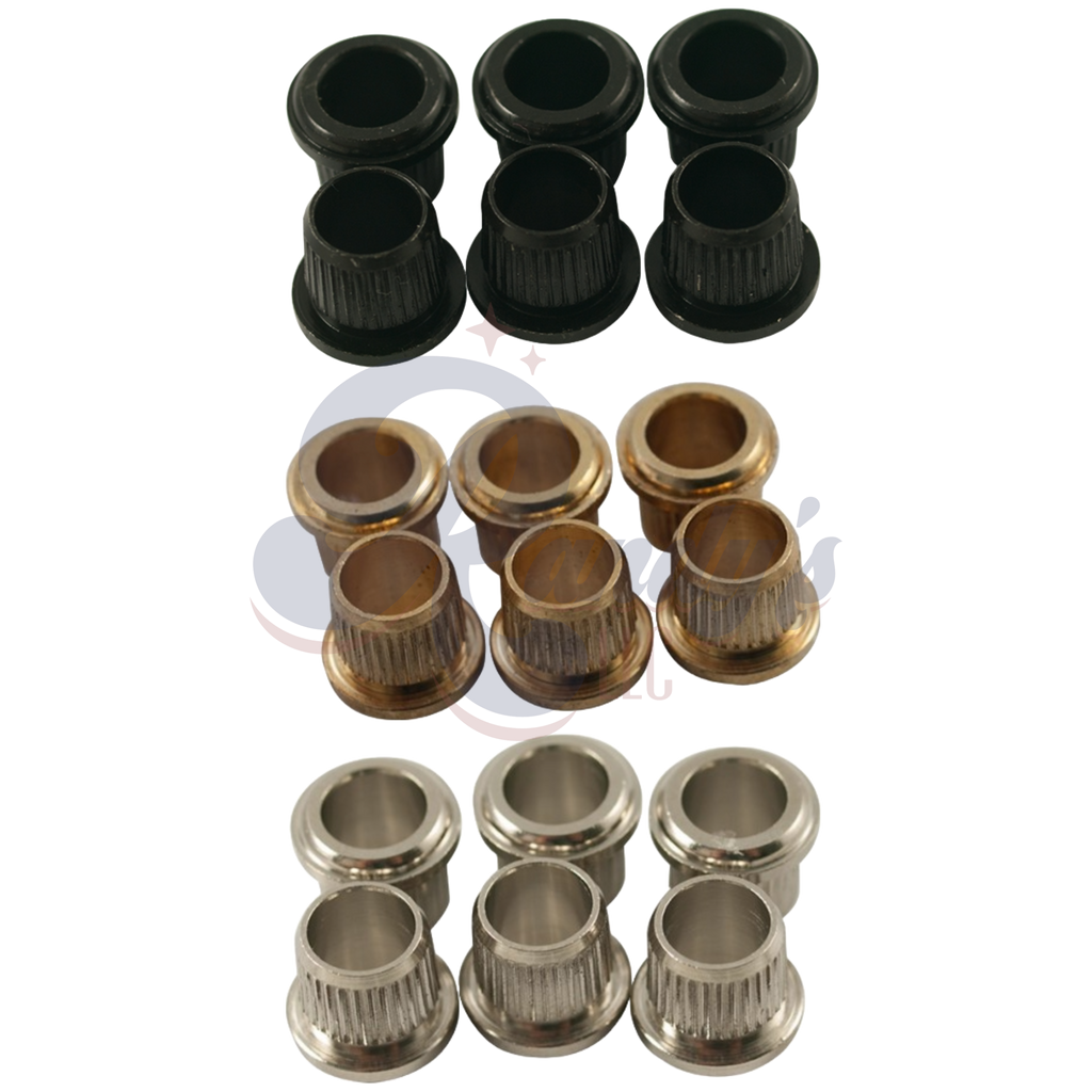 Kluson Replacement Round Bushings for Deluxe & Supreme Series (6-Pack) - Fits Gibson® CLOSEOUT Randy's LLC