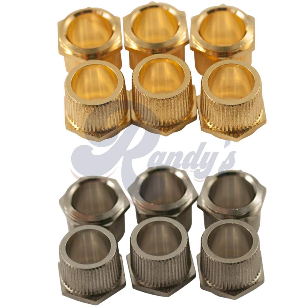Kluson Replacement Tuner Hex Bushings for Deluxe & Supreme Series (6-Pack) - Fits Gibson® Randy's LLC