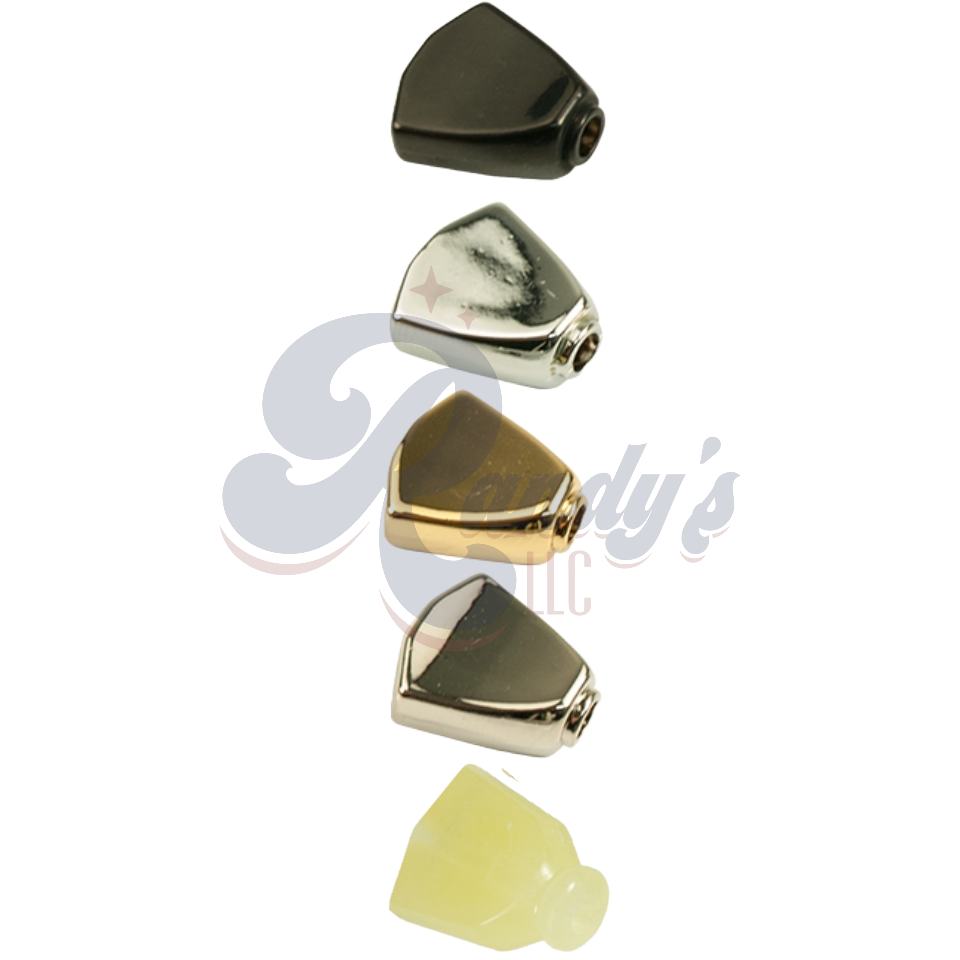 Kluson Replacement Tuner Buttons for Revolution & Plus Series (6-Pack) Keystone - Fits Grover® Randy's LLC