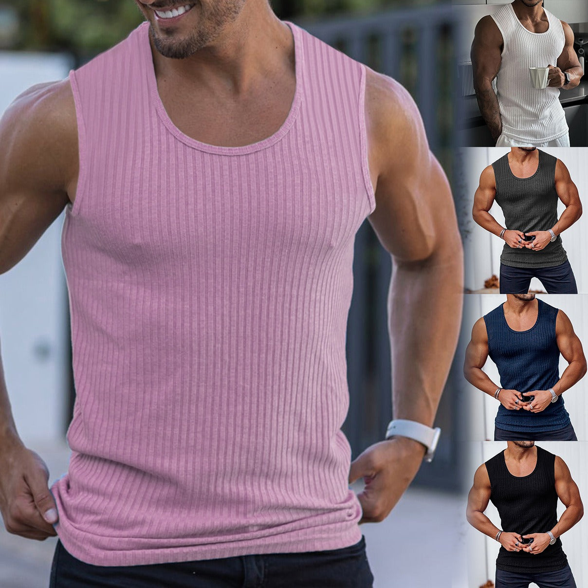 Knitted Summer Tank Gentleman.Clothing