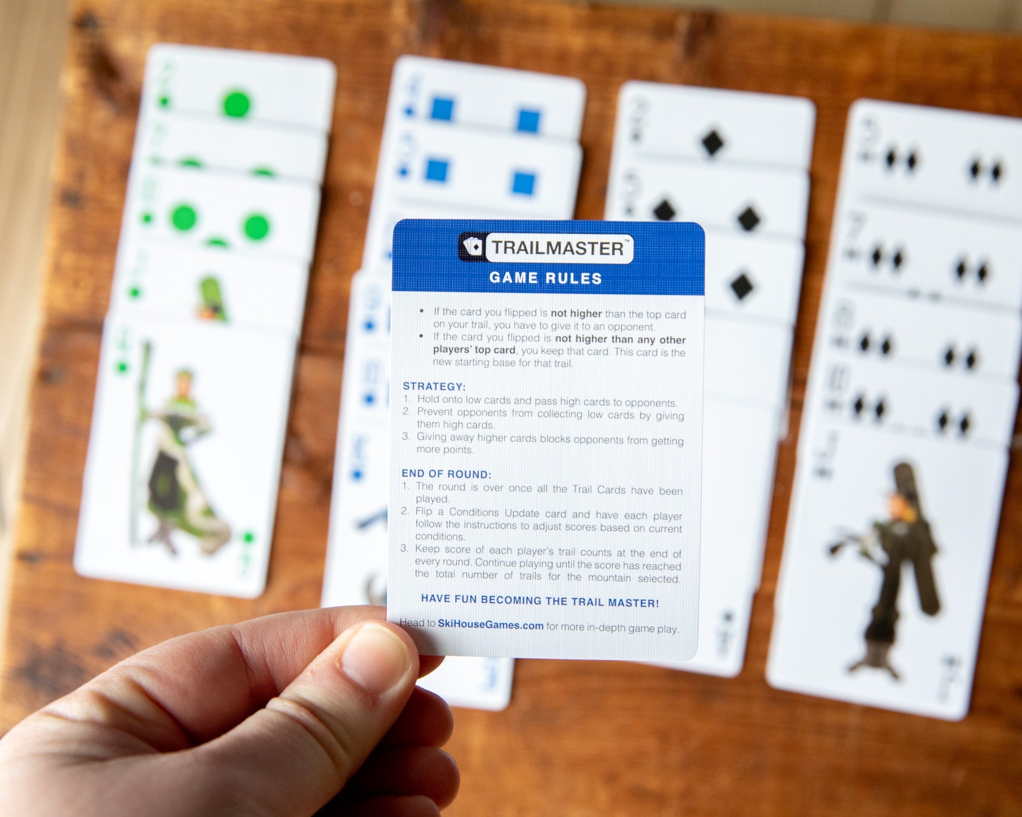 Trailmaster Card Game Green Mountain Games