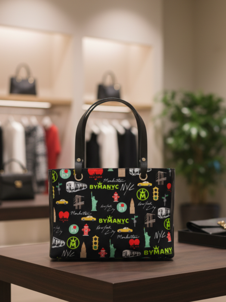 LA VIE EN ROSE Manhattan Handbag BYMANYC ® New York Vegan Elegance BYMANYC ® New York