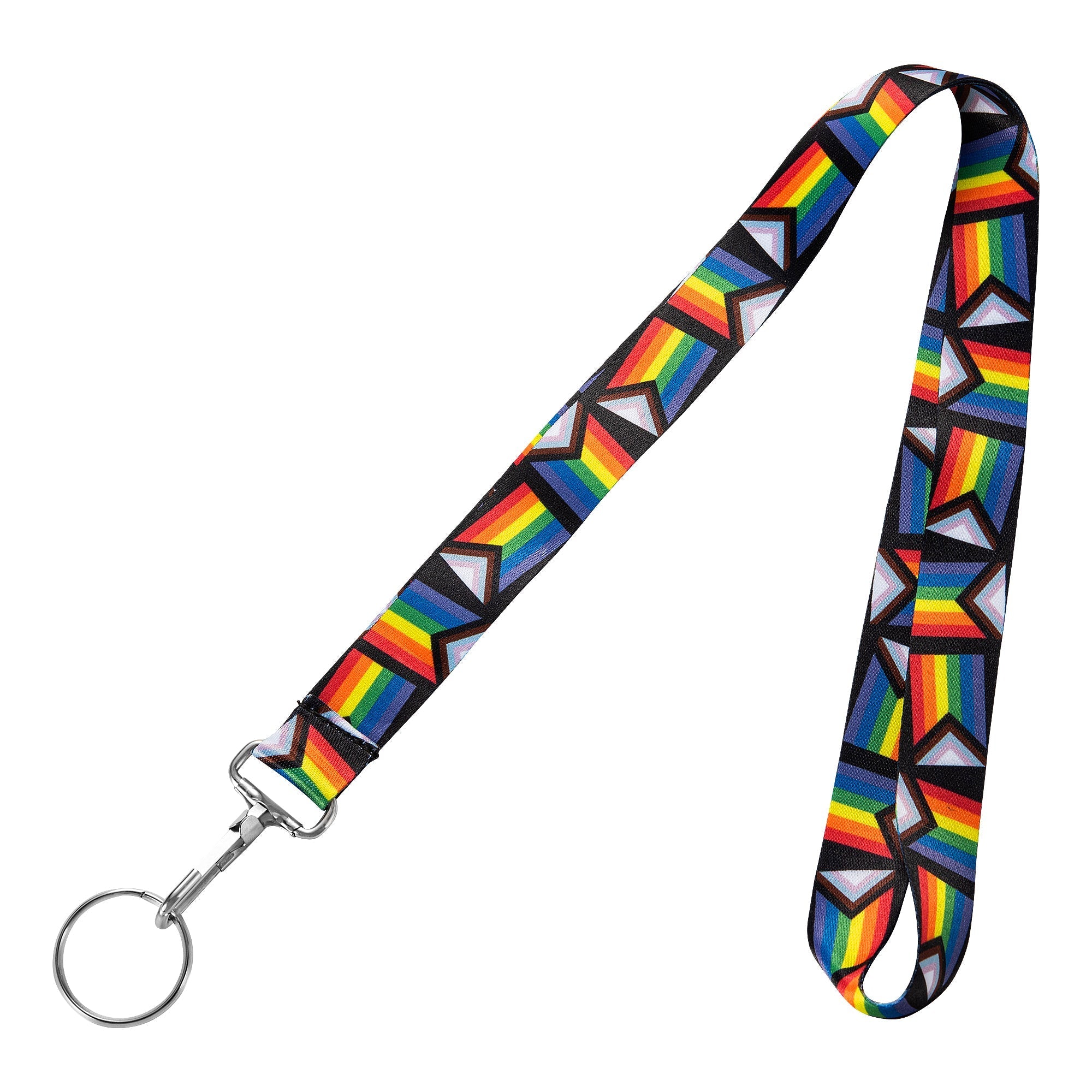 Daniel Quasar Flag Stripe Lanyards The Awareness Company