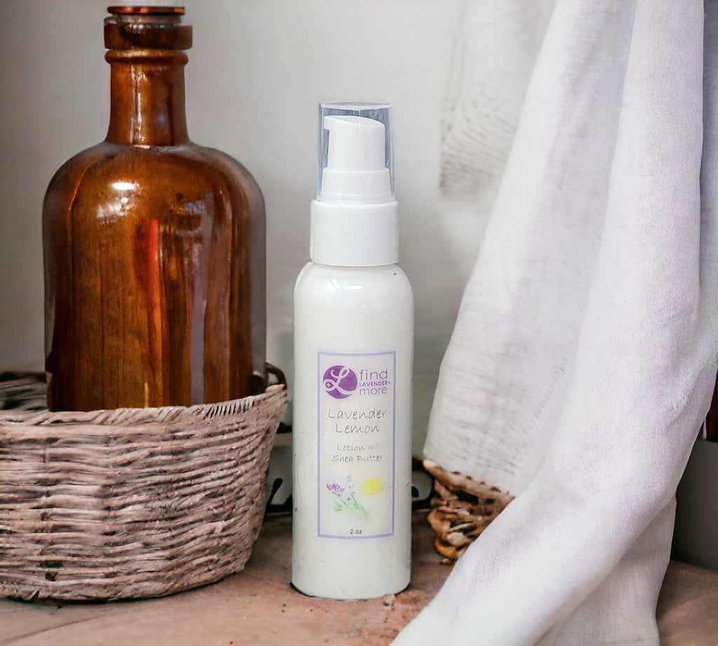 Lavender Shea Butter Lotion Natural Moisturizer Skincare Findlavender.com