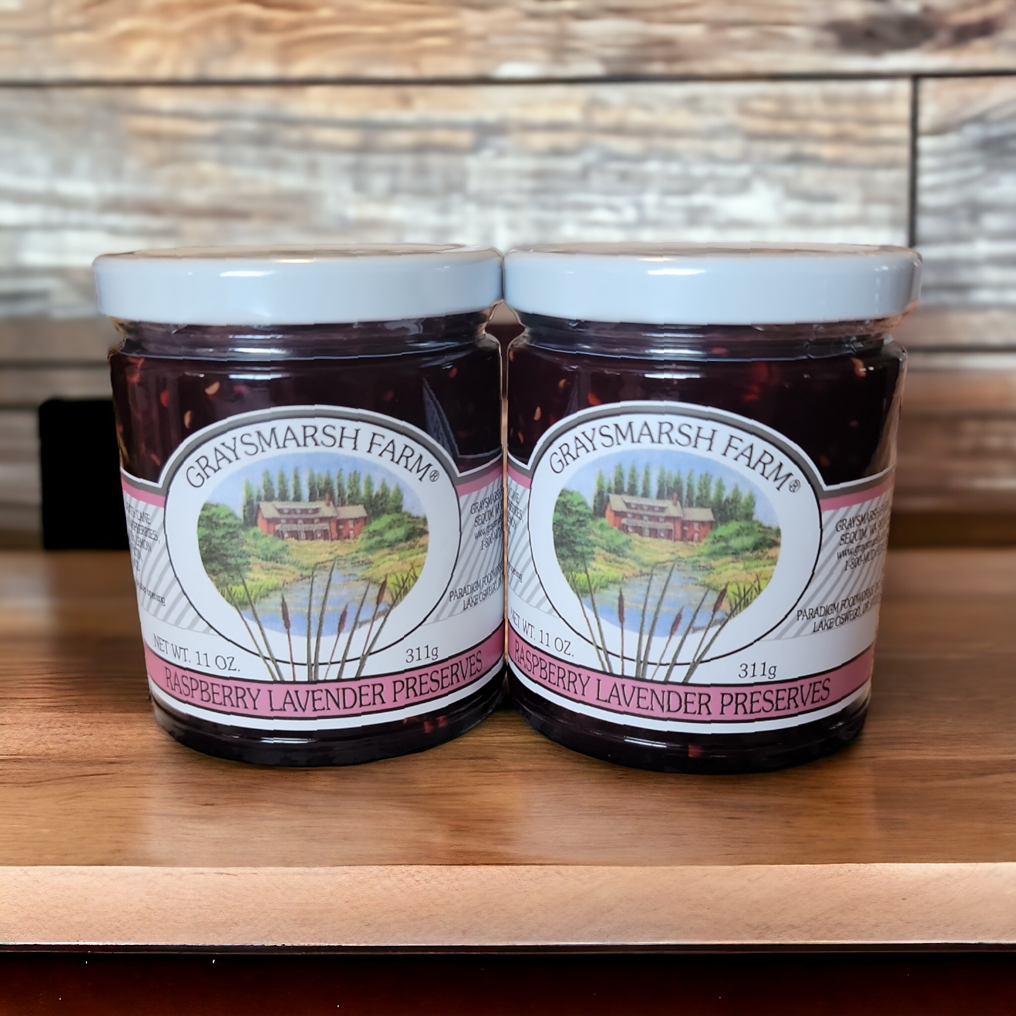 Gourmet Raspberry Lavender Preserve Jam - Herb Infused Spread Findlavender.com