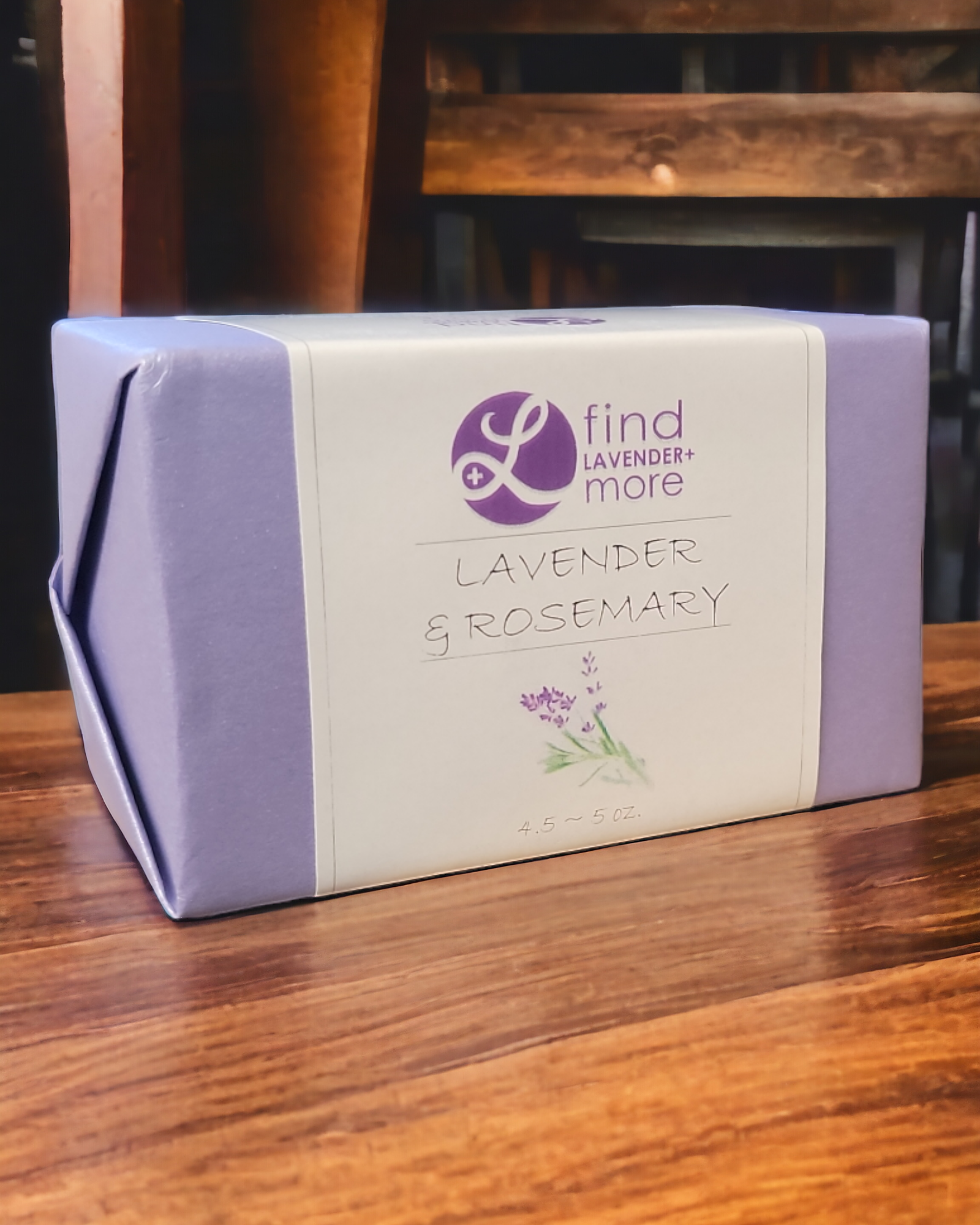 Handmade Lavender Soap Bars 4.5-5oz Natural Essential Oil Bath Findlavender.com
