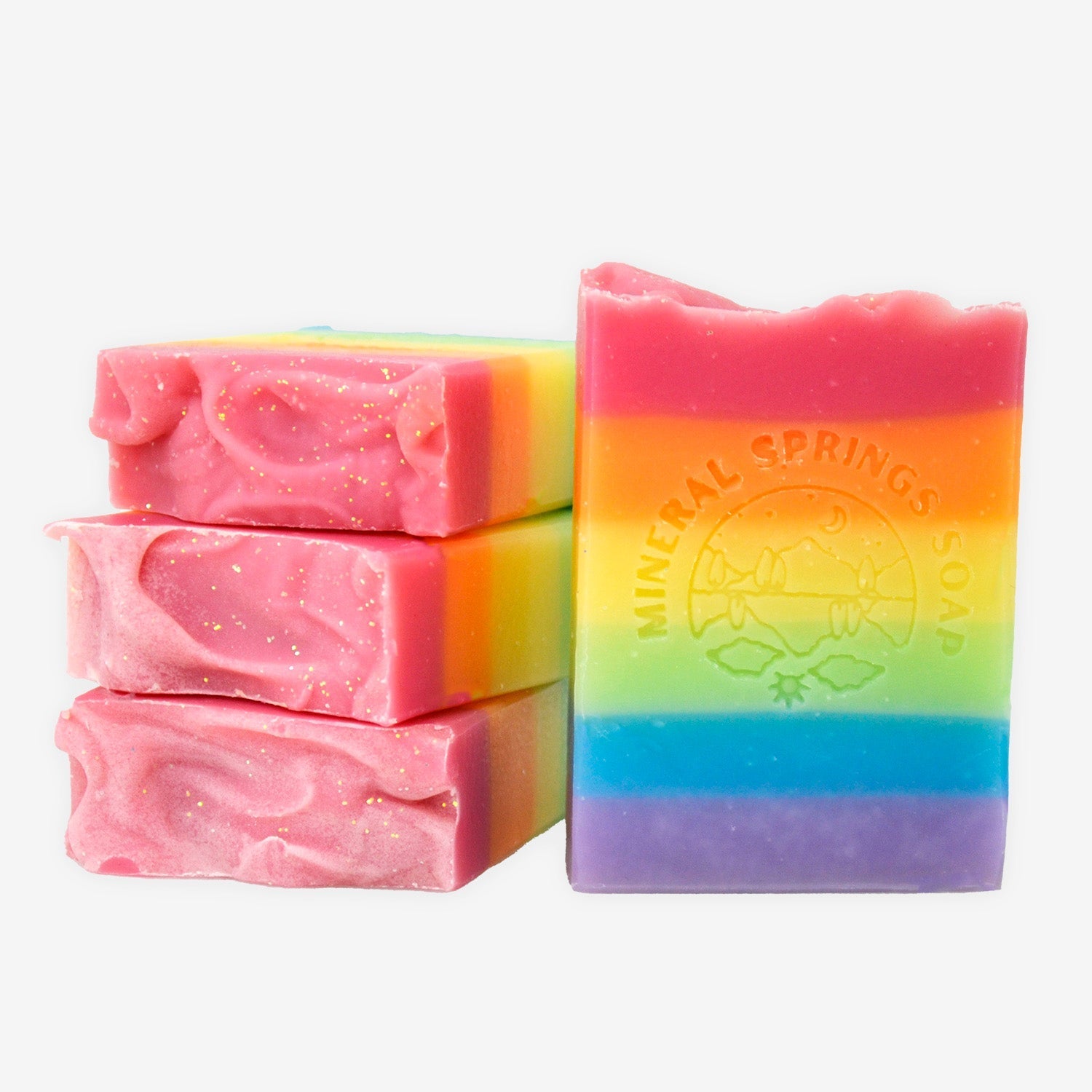 LGBT+ Pride Sparkling Citrus Handcrafted Soap Mineral Springs Soap
