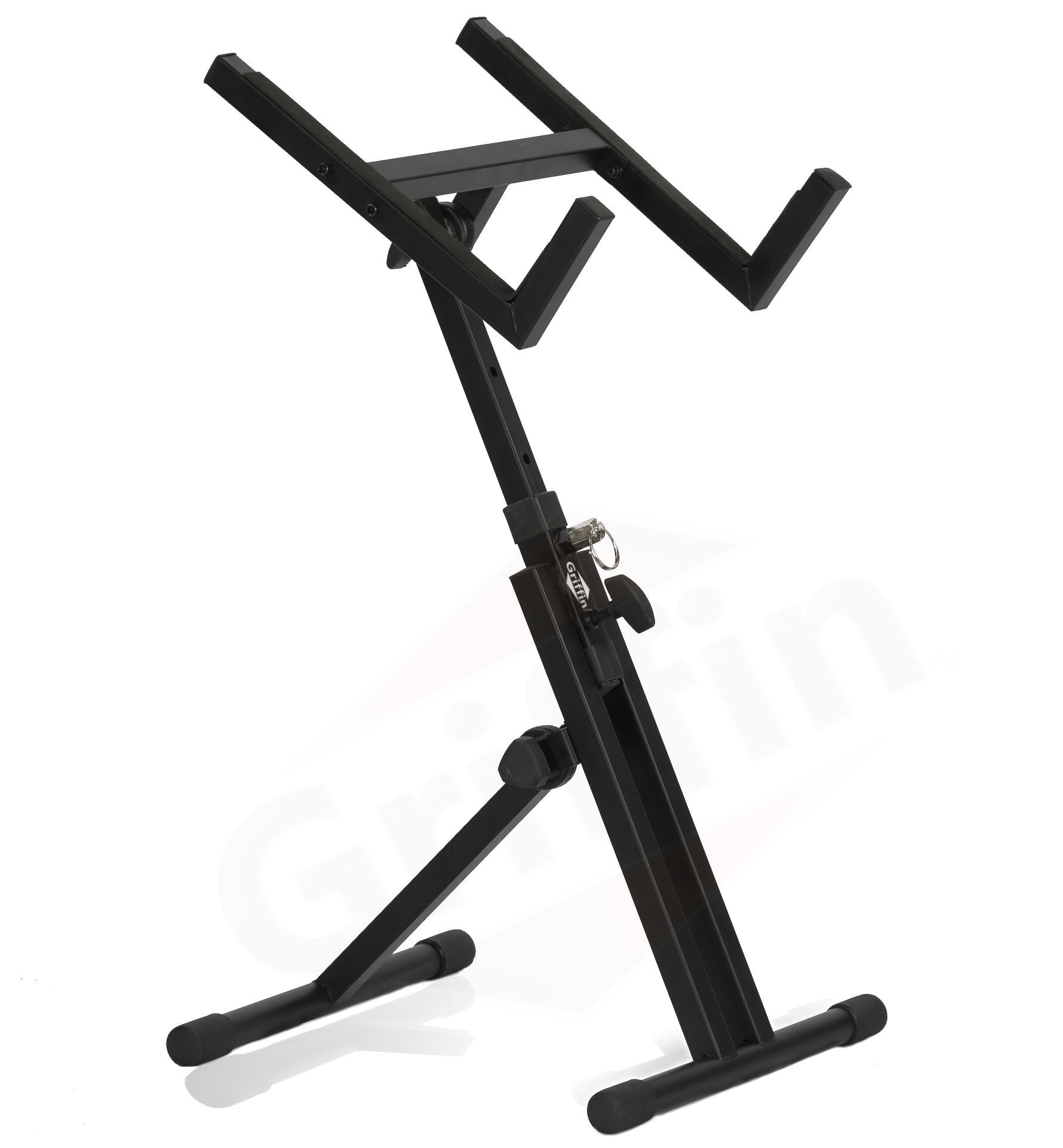 Guitar Combo Amplifier Stand by GRIFFIN - PA Speaker Karaoke Monitor Holder - Low Profile Pro-Audio Amp Tilt Back Mount Stand for Speaker Cabinet GeekStands.com