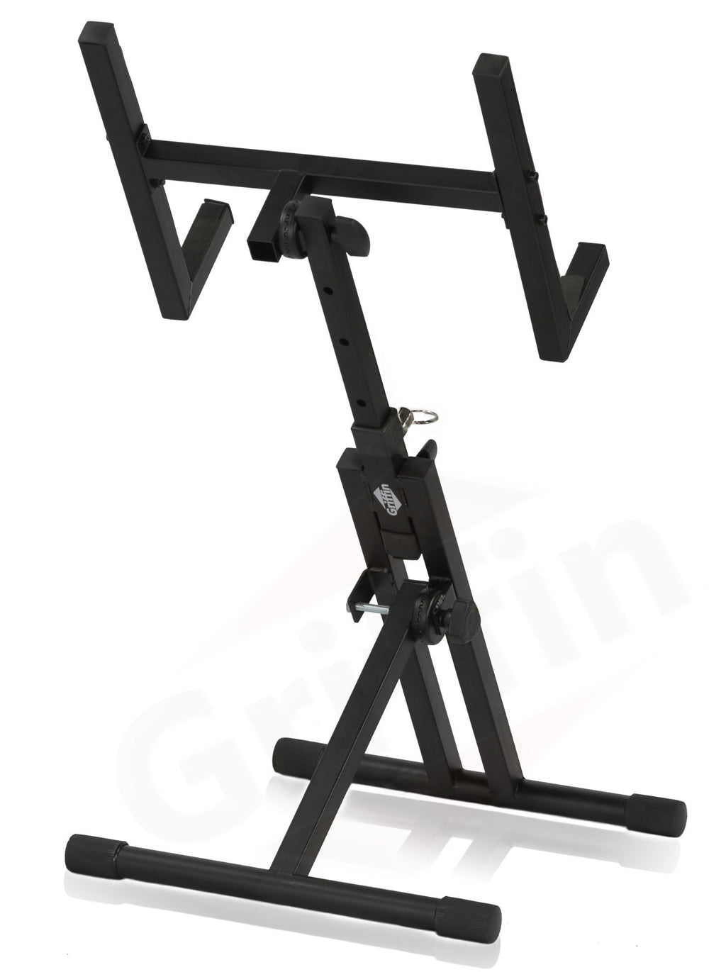 Guitar Combo Amplifier Stand by GRIFFIN - PA Speaker Karaoke Monitor Holder - Low Profile Pro-Audio Amp Tilt Back Mount Stand for Speaker Cabinet GeekStands.com