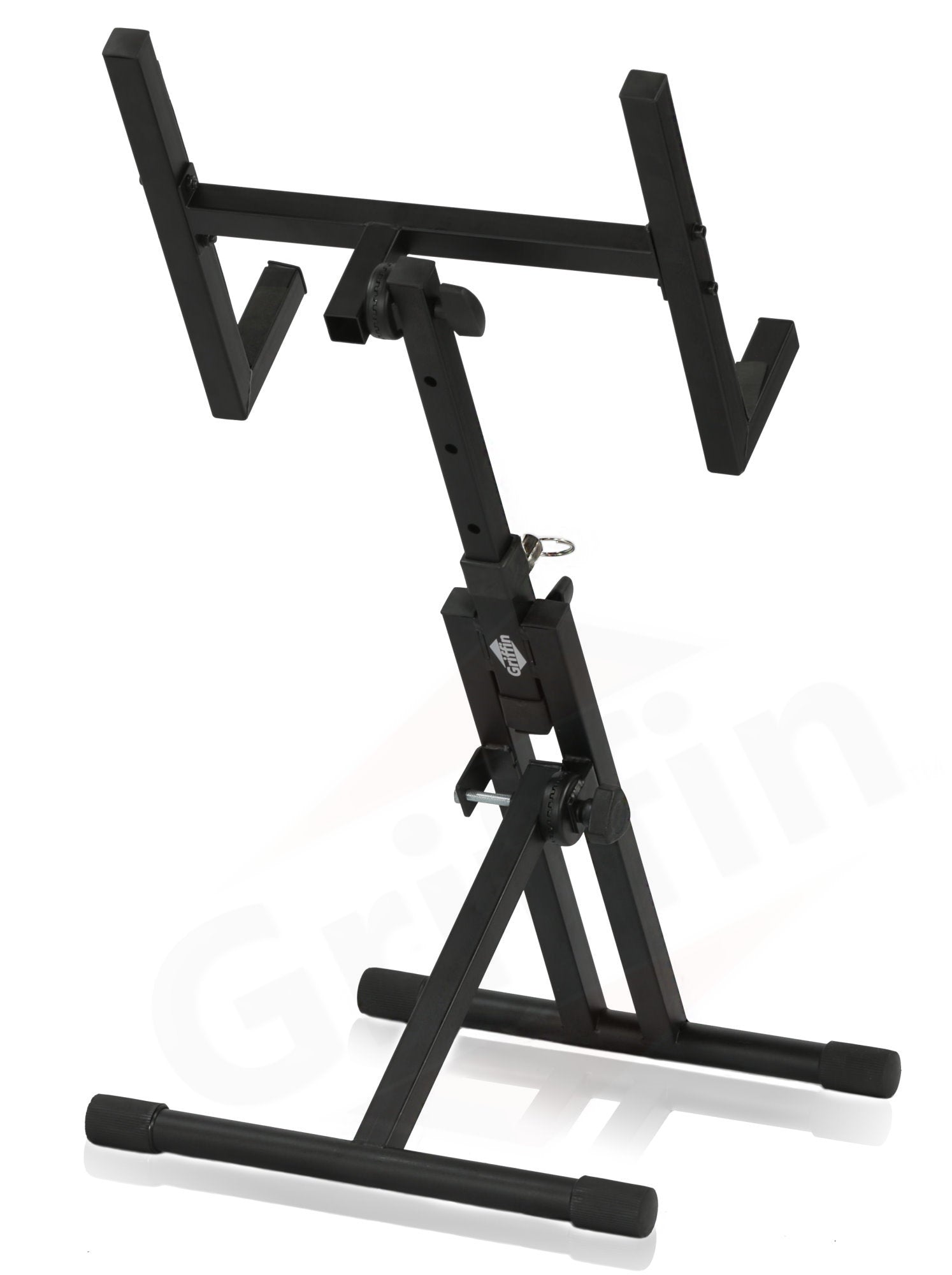 Guitar Combo Amplifier Stand by GRIFFIN - PA Speaker Karaoke Monitor Holder - Low Profile Pro-Audio Amp Tilt Back Mount Stand for Speaker Cabinet GeekStands.com