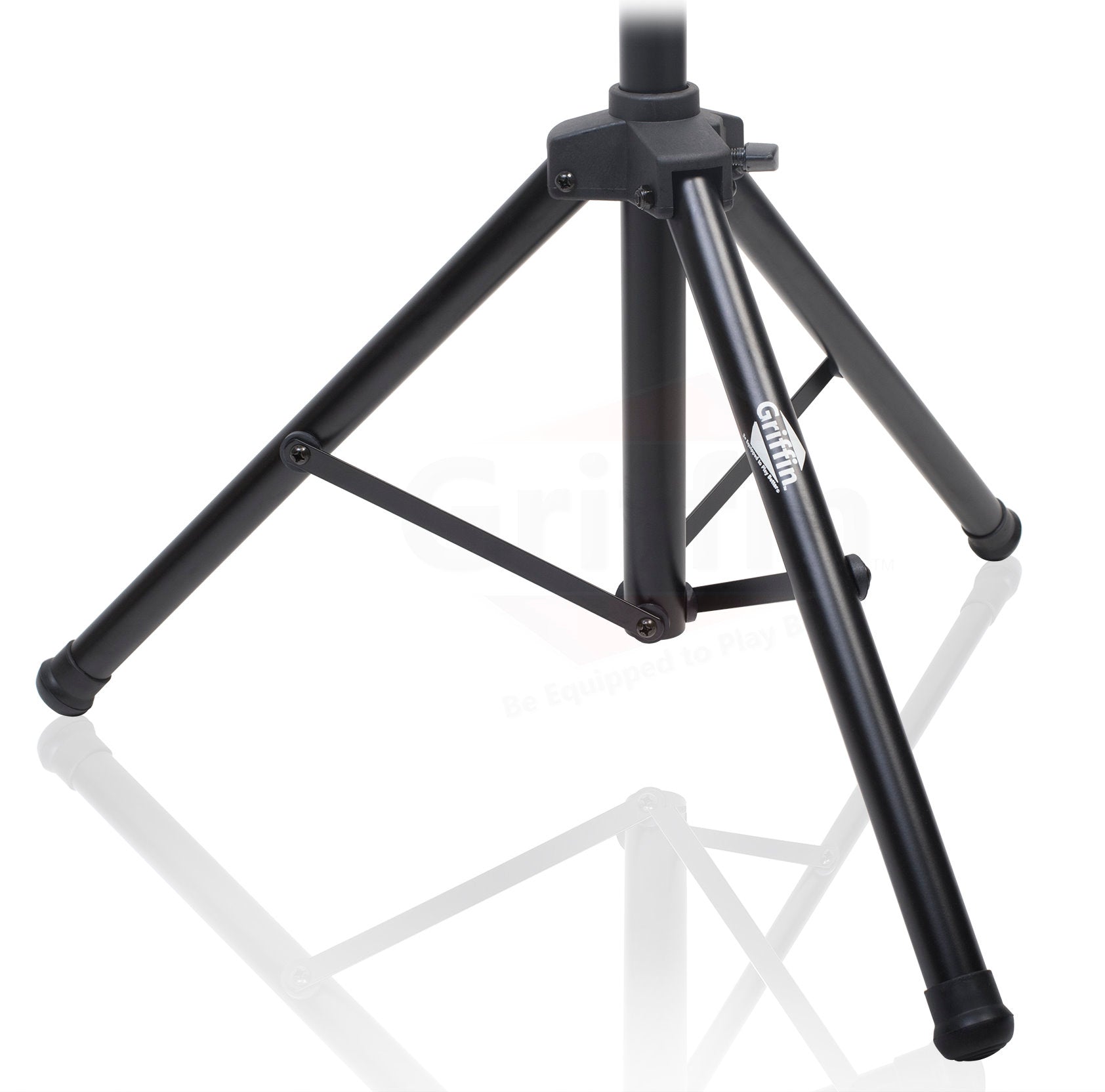 Wood Music Stand (2 Pack) by GRIFFIN | Deluxe CONDUCTOR Sheet Holder with Metal Tripod Folding Legs | For Stage Performance, Pro Audio Recording Studio, Music Schools, DJs, Bands, Churches GeekStands.com