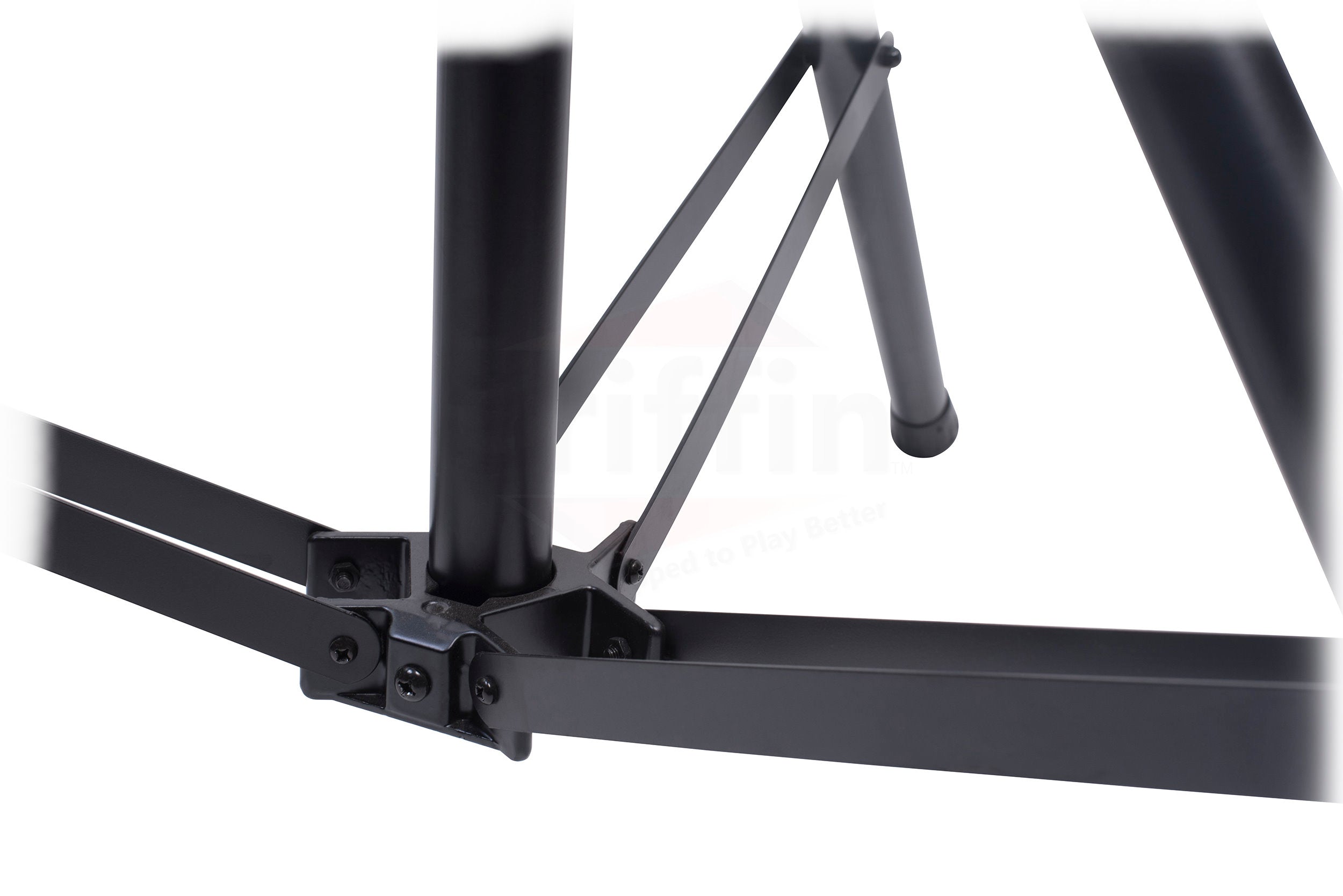 Crank Up Light Stands (2 Pack) Stage Lighting Truss System by GRIFFIN - Portable Speaker Tripod Platform Rig - Adjustable Trussing DJ Booth Kit, T Bar GeekStands.com