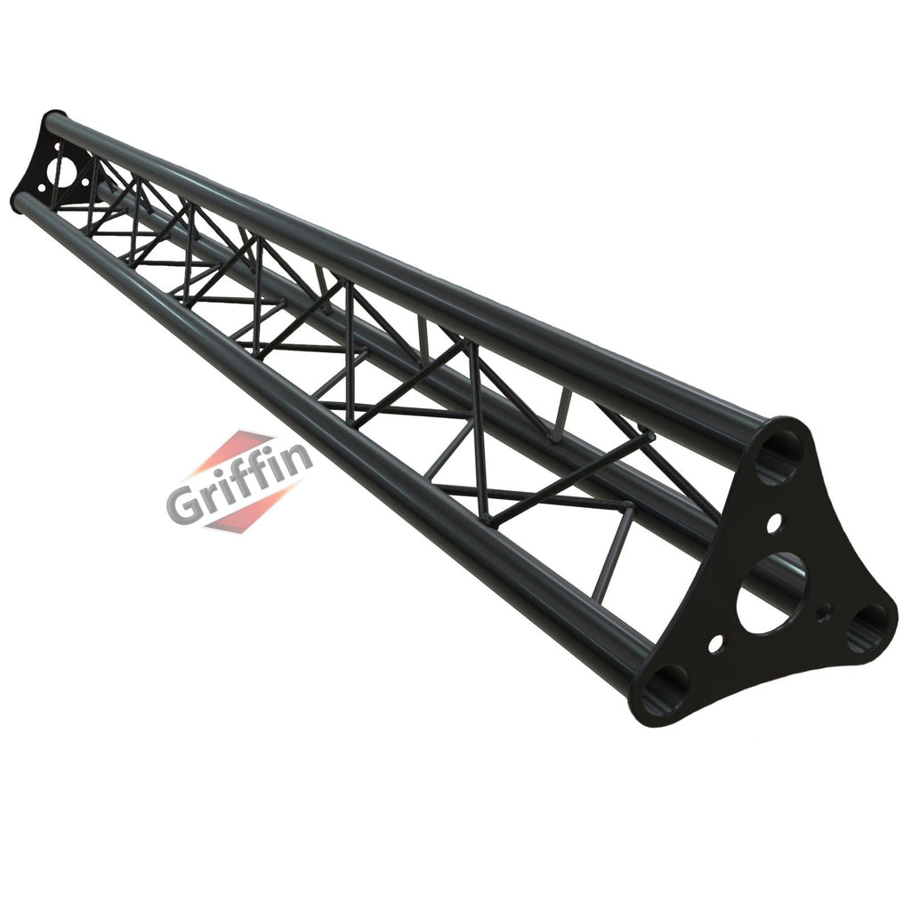 Triangle Truss Segment Extension by GRIFFIN | 5Ft Extra Trussing Section for DJ Booth Lighting System Stand | Mount Light Cans & Sound Effects for Pro Audio Equipment Gear | Parties, Live Gigs & Stage GeekStands.com