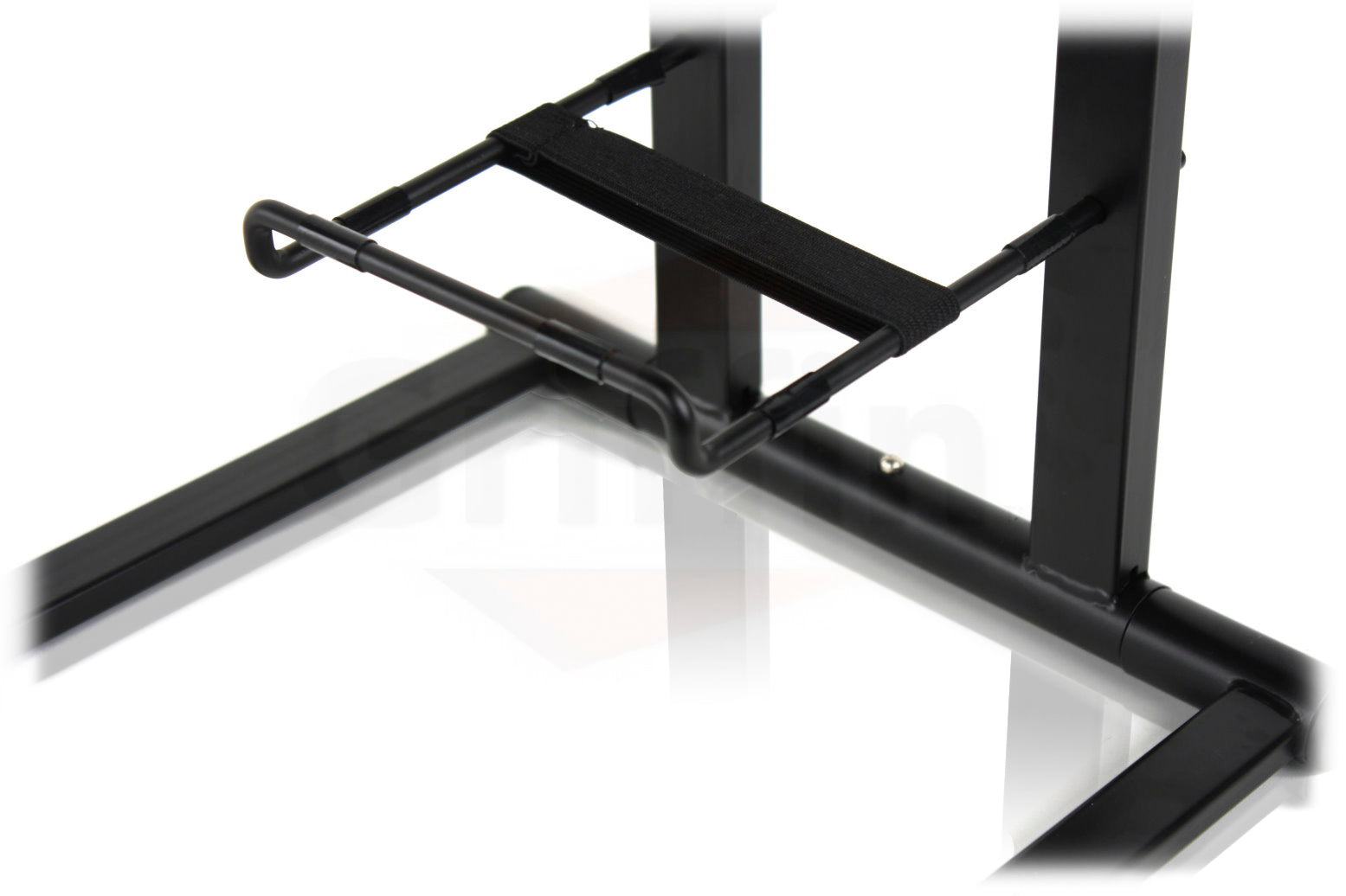 Folding DJ Laptop Stand with Sub-tray Shelf by FAT TOAD | Pro Audio Computer Table Top Rack Stand Mount for iPads, Mixer Controller & Tablets | Portable PC Gear Clamp Holder | Stage Booth, Home Office GeekStands.com