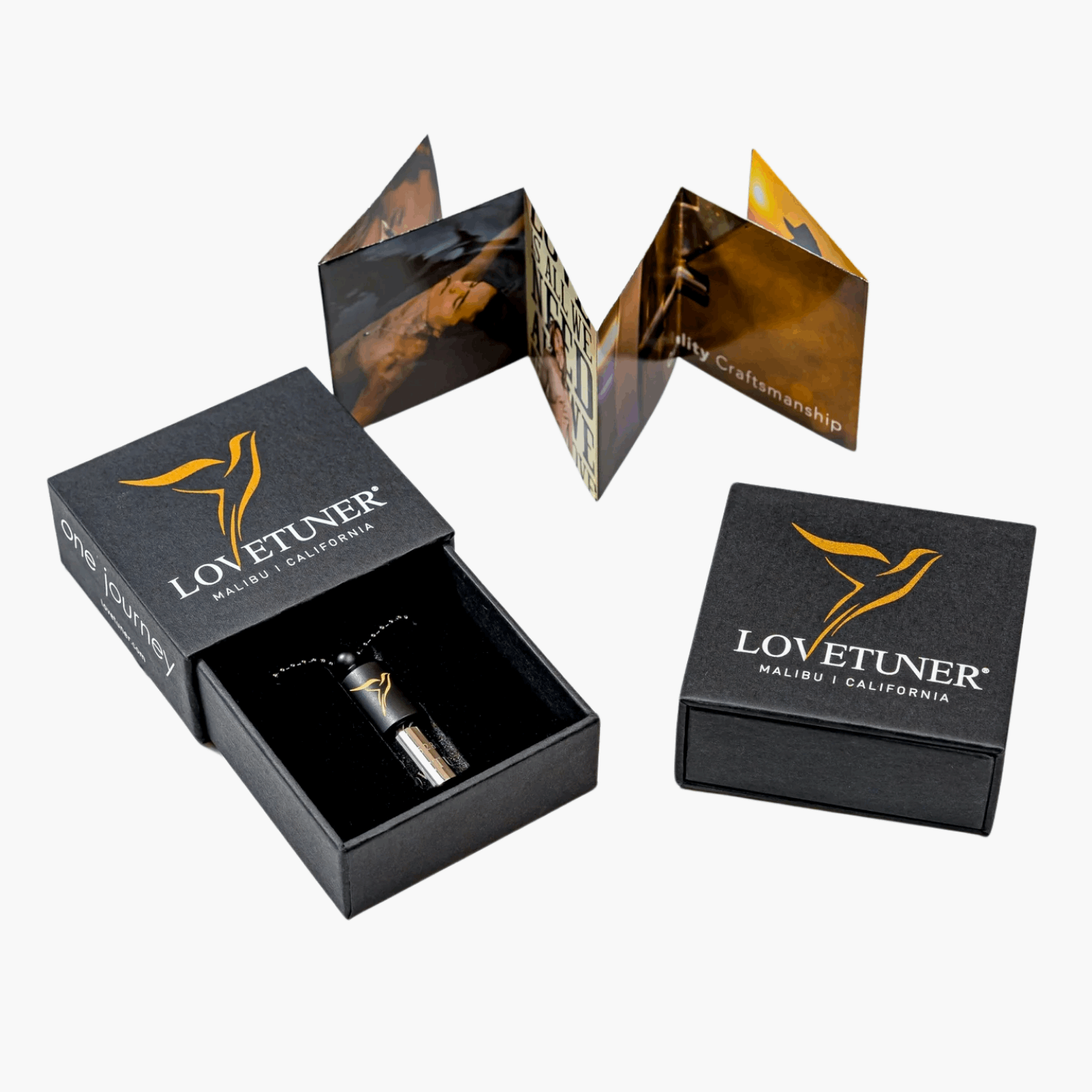 Lovetuner Black 528hz Breathing & Meditation Device Lovetuner