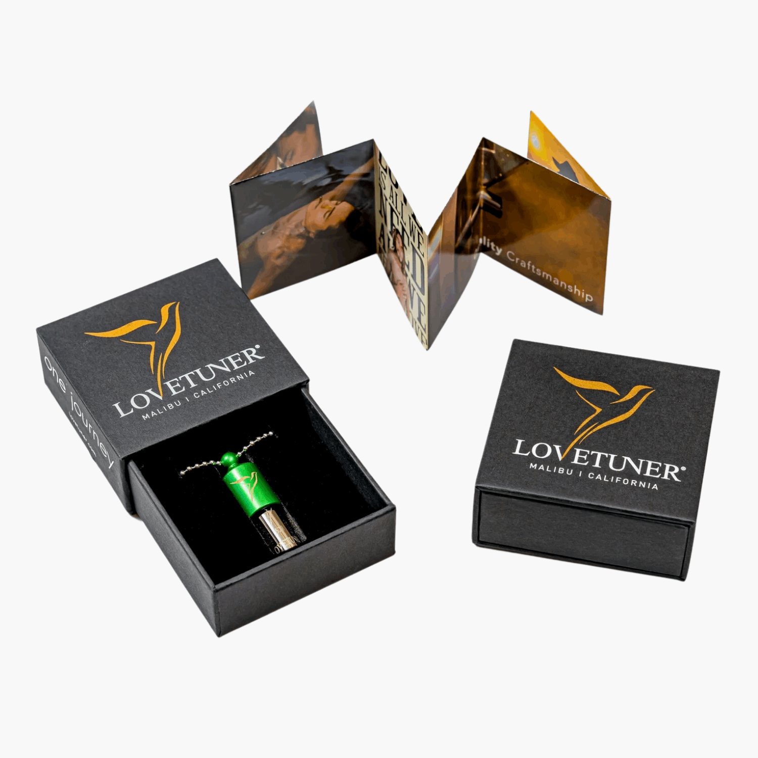 Lovetuner Green 528hz Breathing & Meditation Device Lovetuner