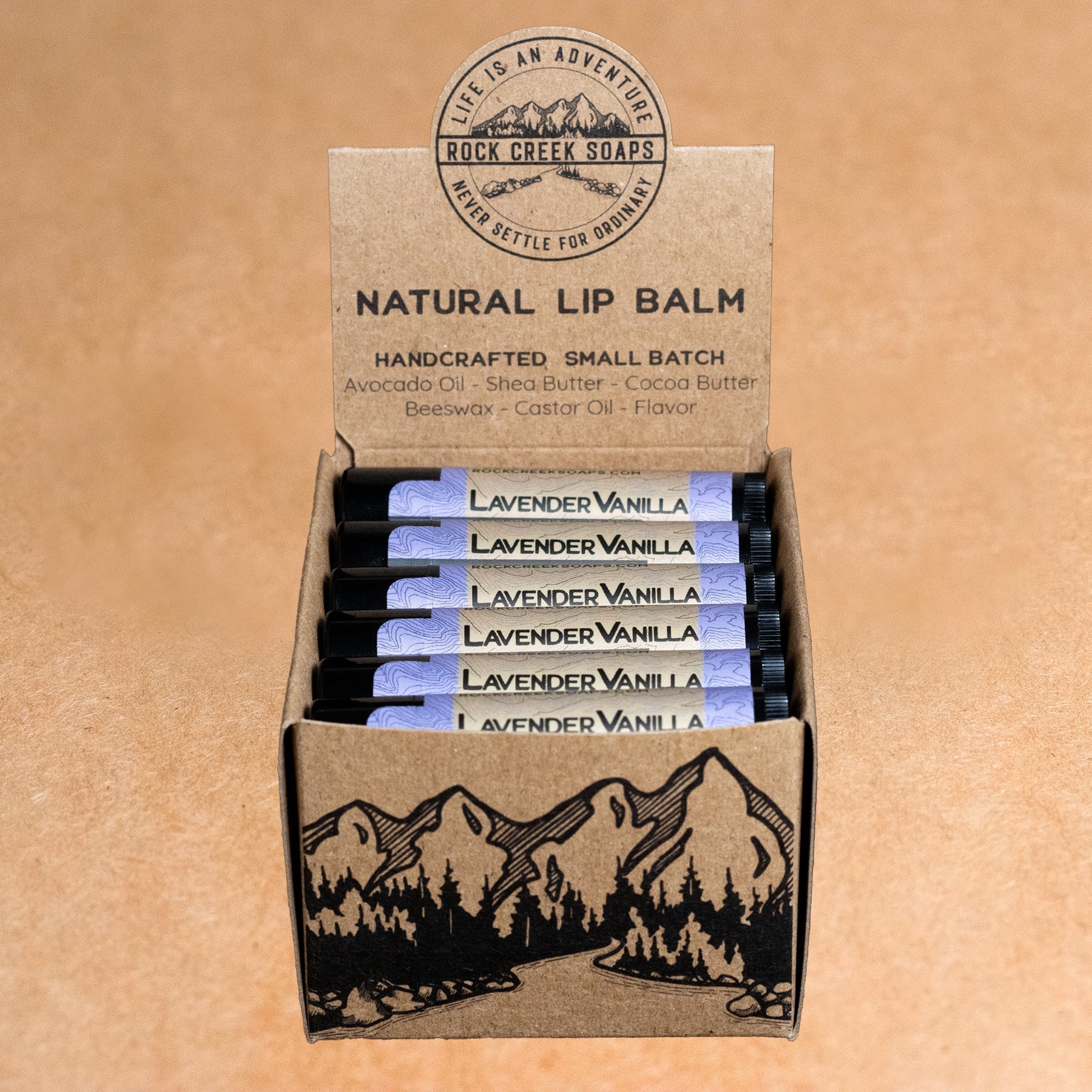 LIP  BALM | Lavender Vanilla Rock Creek Soaps