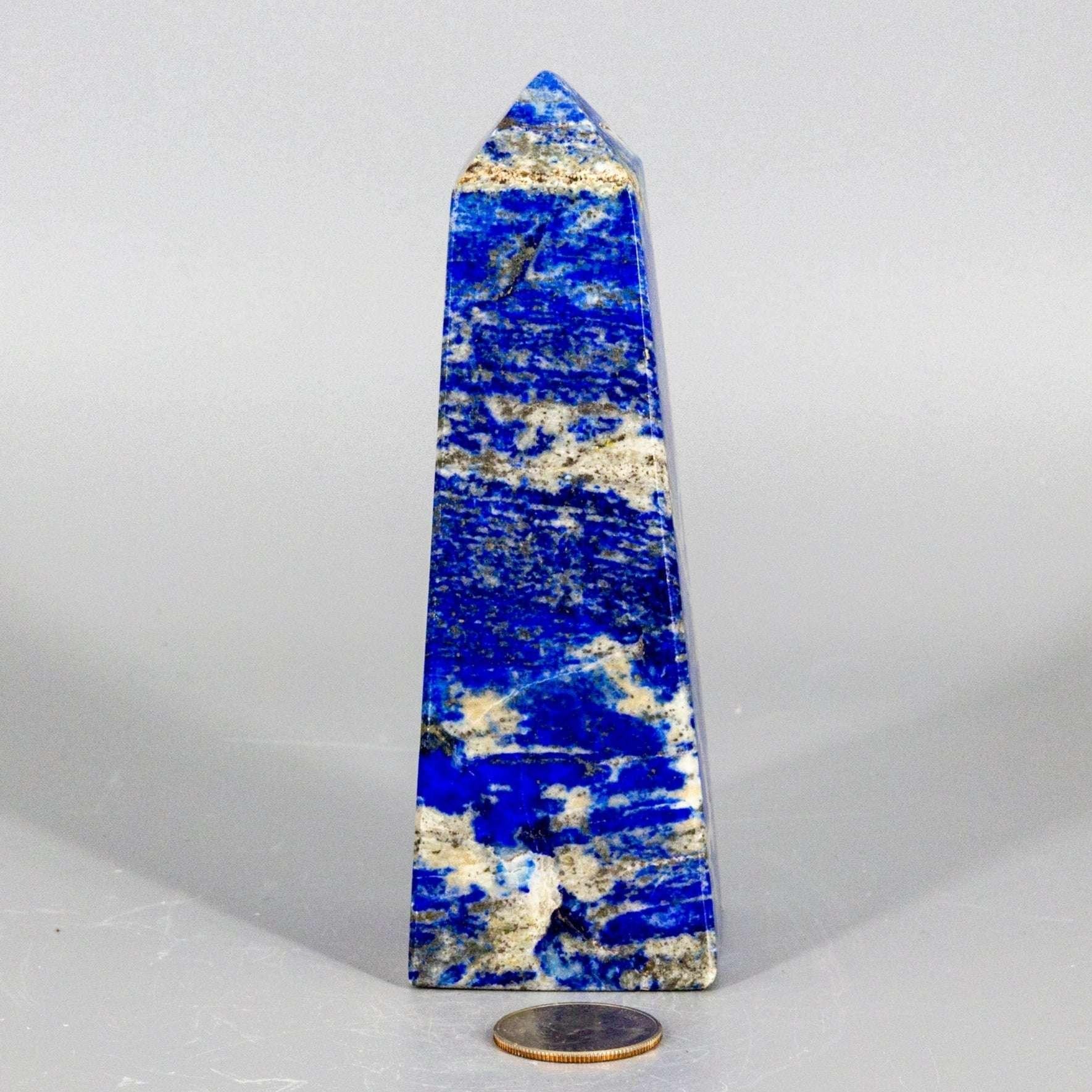 Lapis Lazuli Crystal Tower Obelisk Polished Gemstone Crystal Destiny