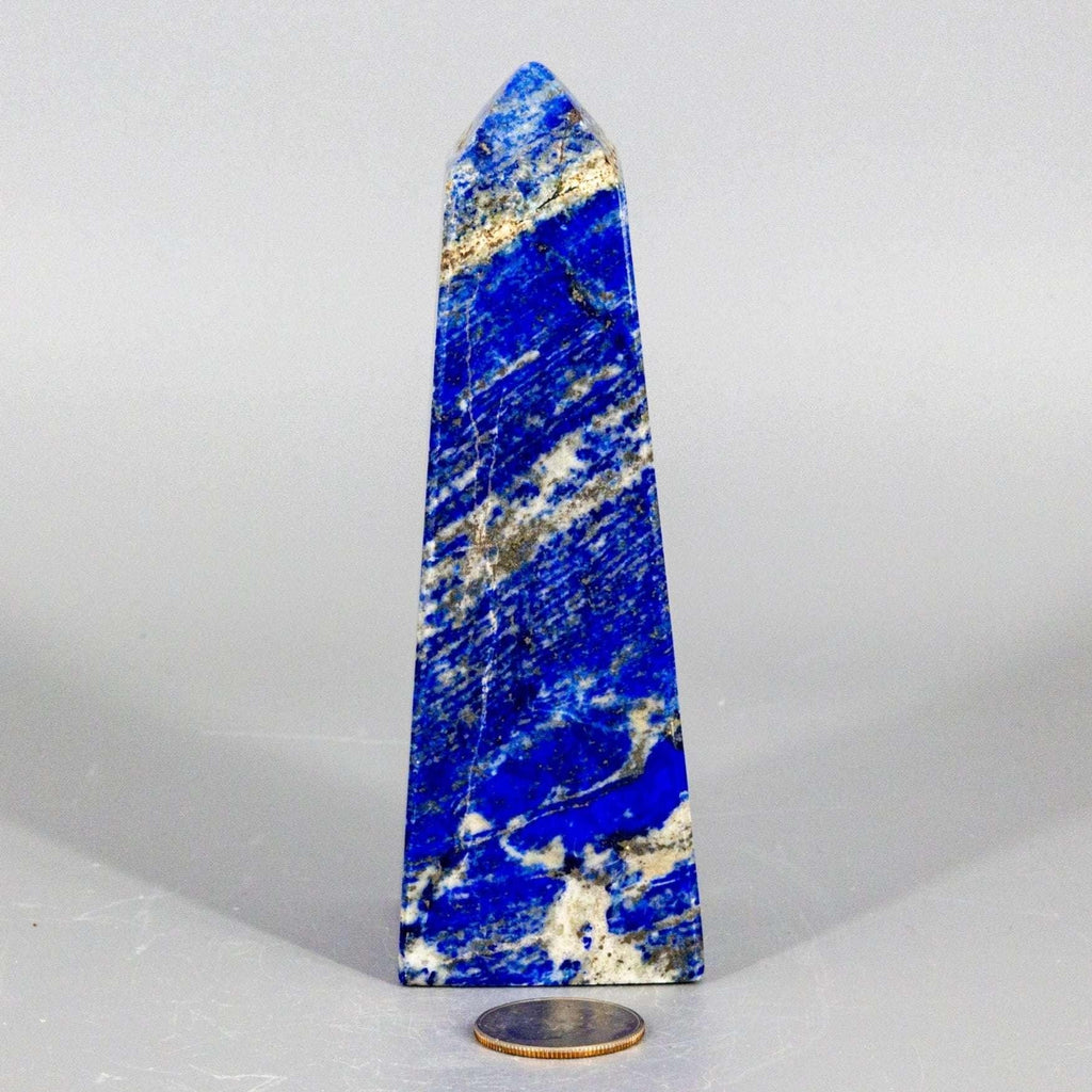 Lapis Lazuli Crystal Tower Obelisk Polished Gemstone Crystal Destiny