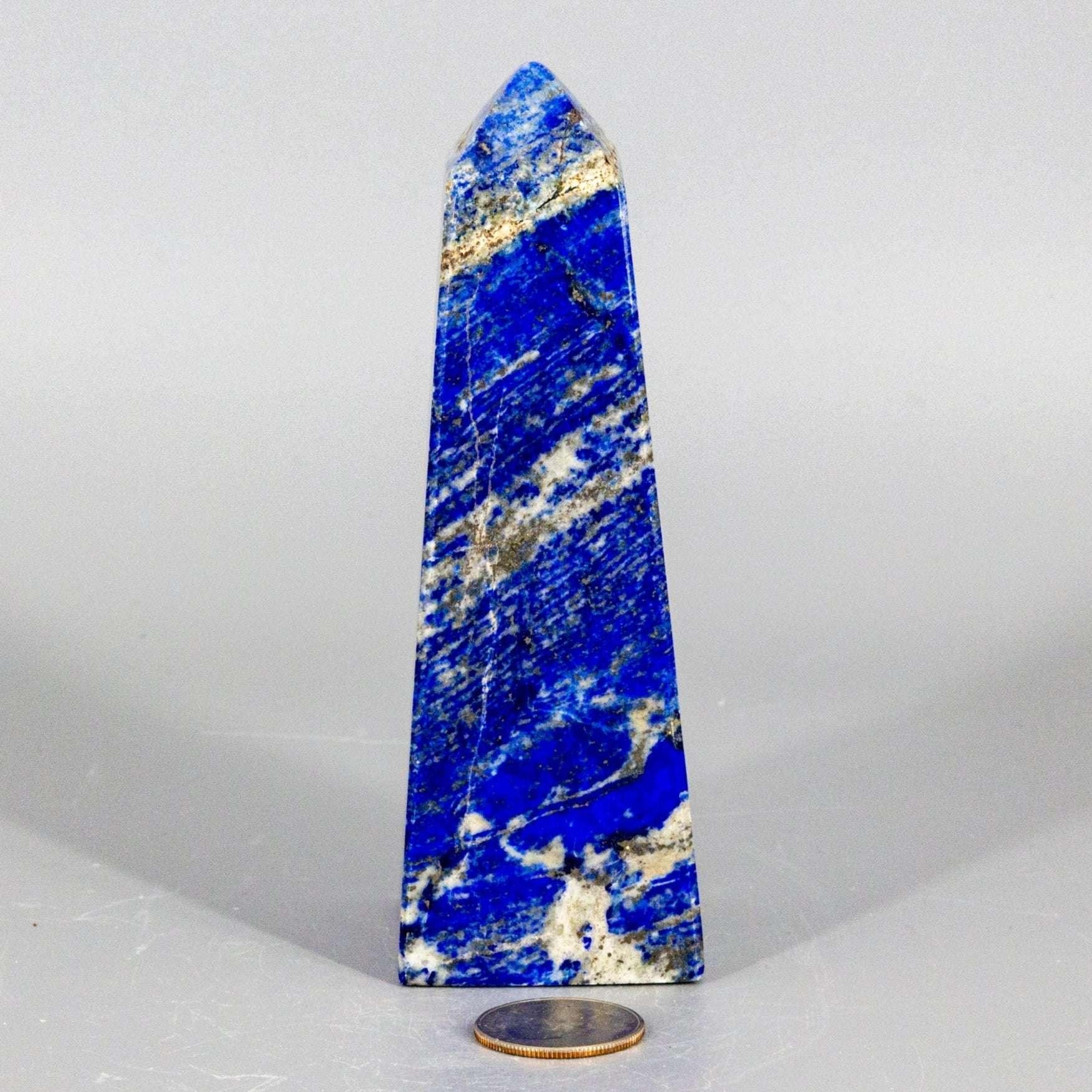 Lapis Lazuli Crystal Tower Obelisk Polished Gemstone Crystal Destiny