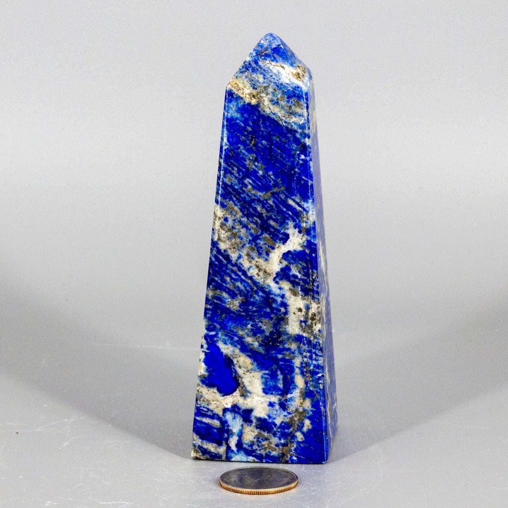 Lapis Lazuli Crystal Tower Obelisk Polished Gemstone Crystal Destiny