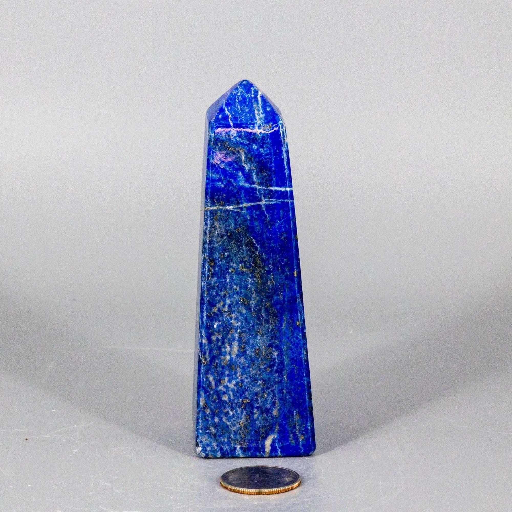 Lapis Lazuli Obelisk Tower 5.5 Inch 318g Crystal Destiny
