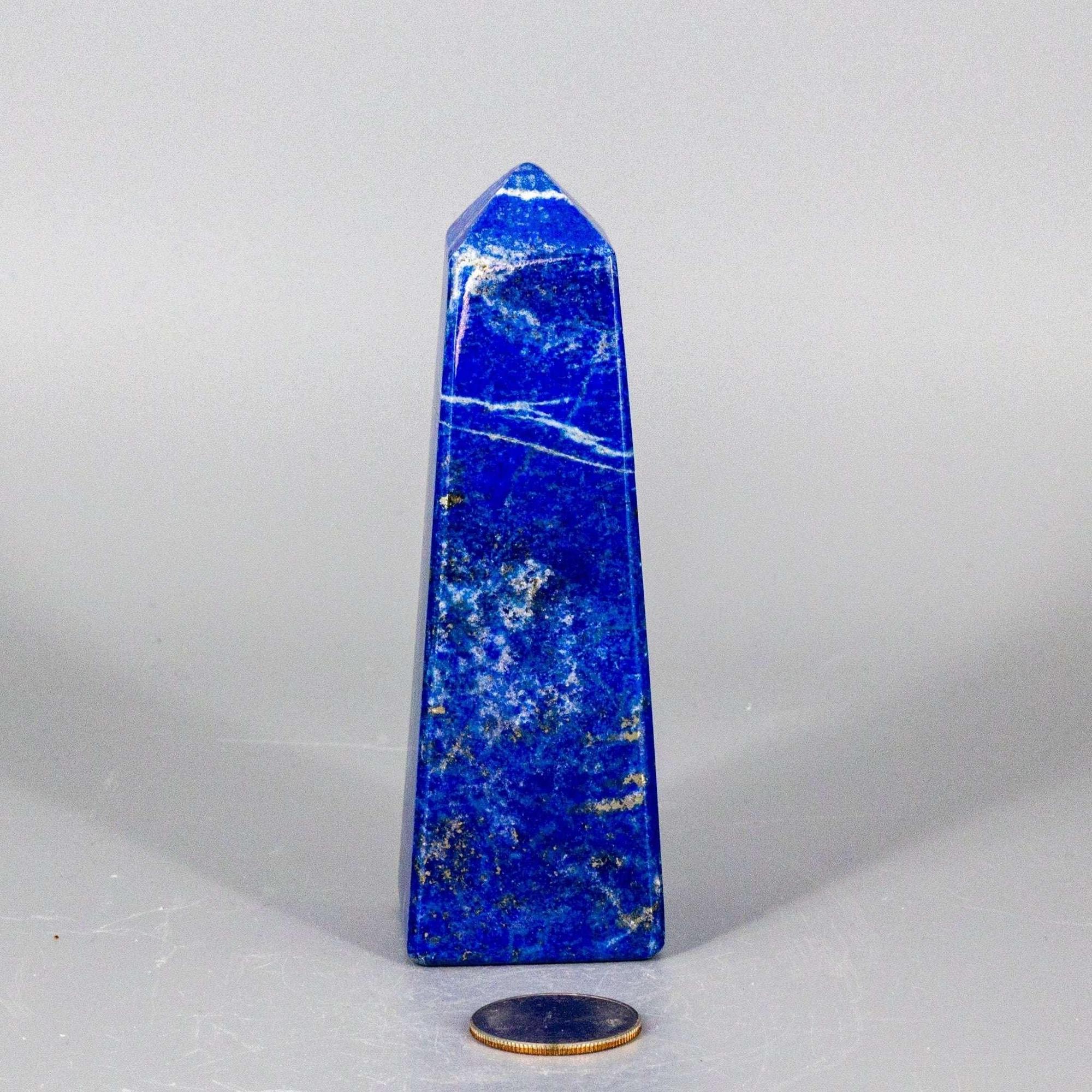 Lapis Lazuli Obelisk Tower 5.5 Inch 318g Crystal Destiny