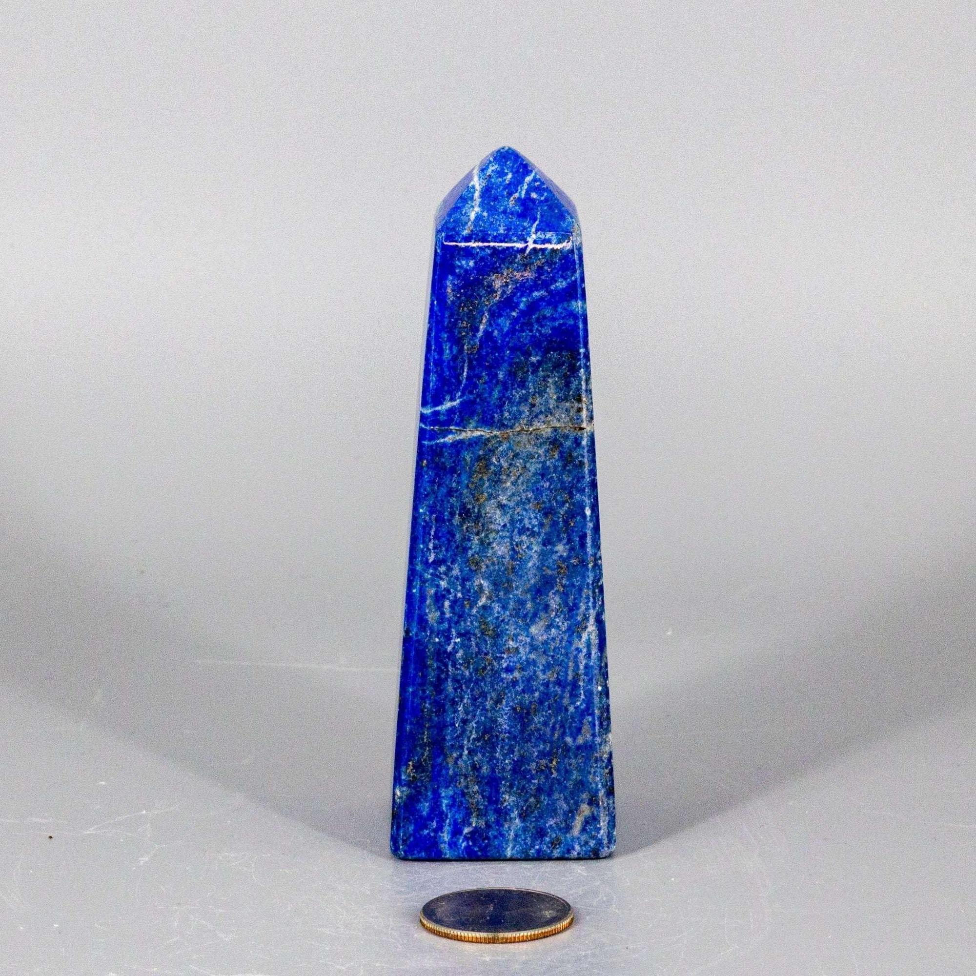 Lapis Lazuli Obelisk Tower 5.5 Inch 318g Crystal Destiny