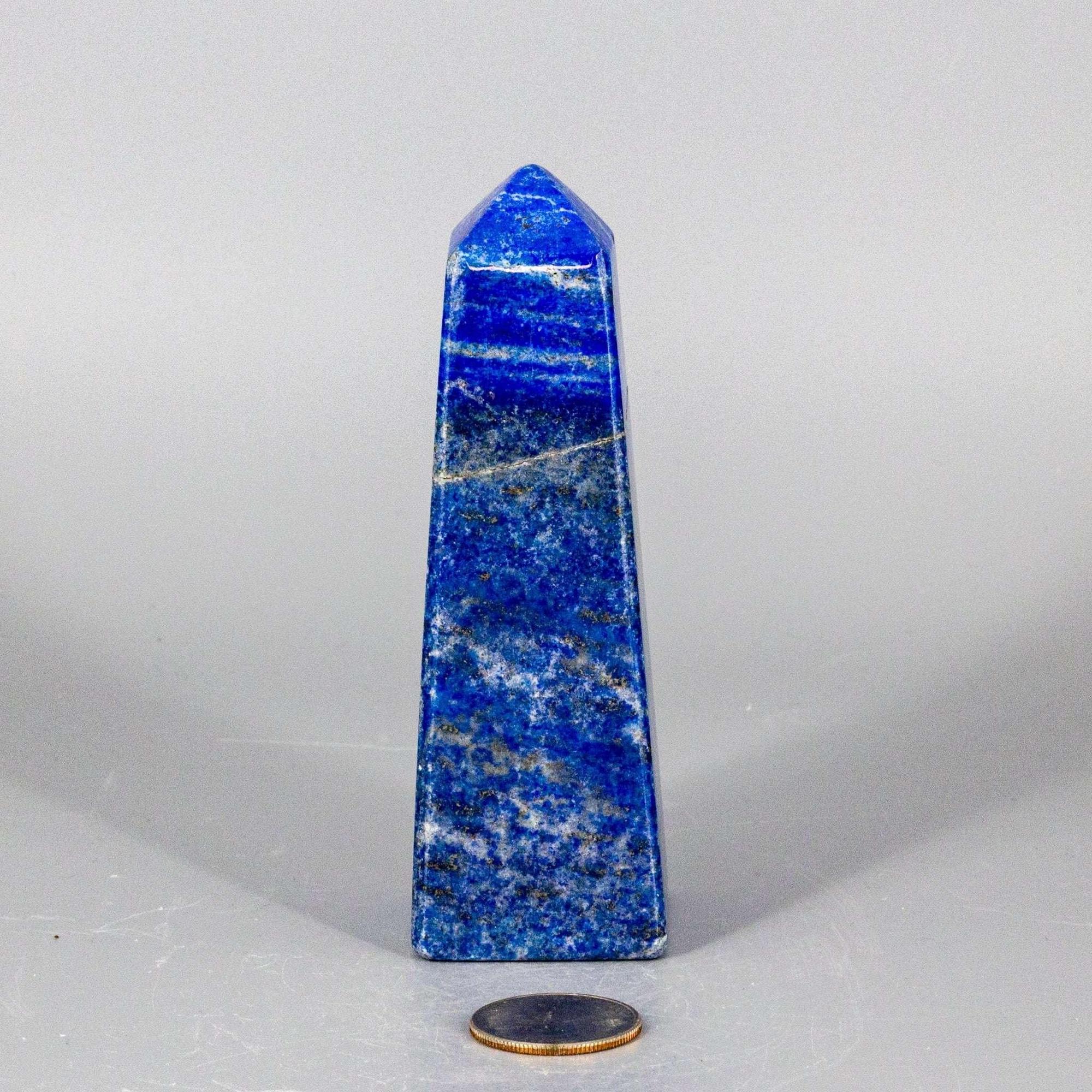 Lapis Lazuli Obelisk Tower 5.5 Inch 318g Crystal Destiny