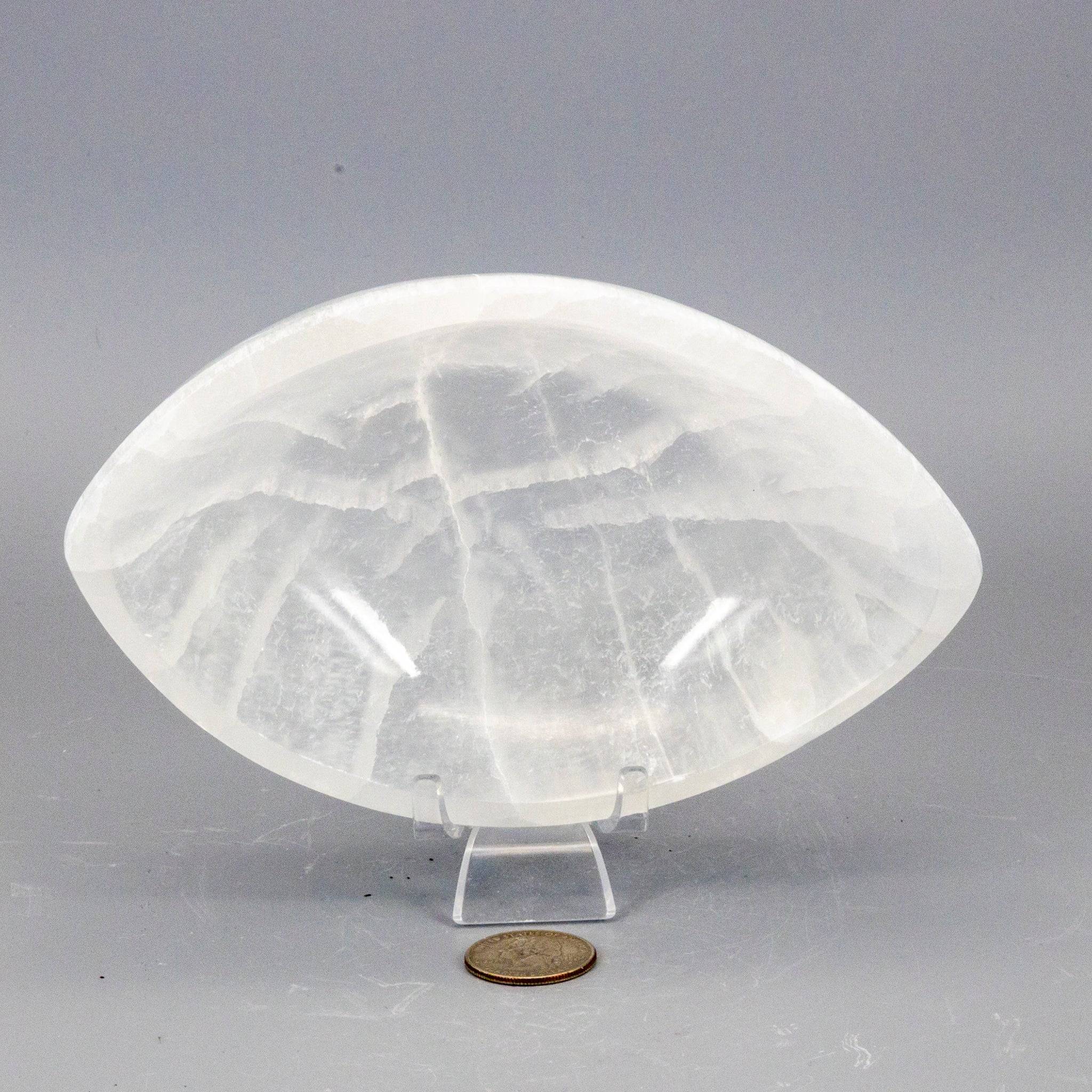 Large Selenite Oval Bowl Crystal Destiny