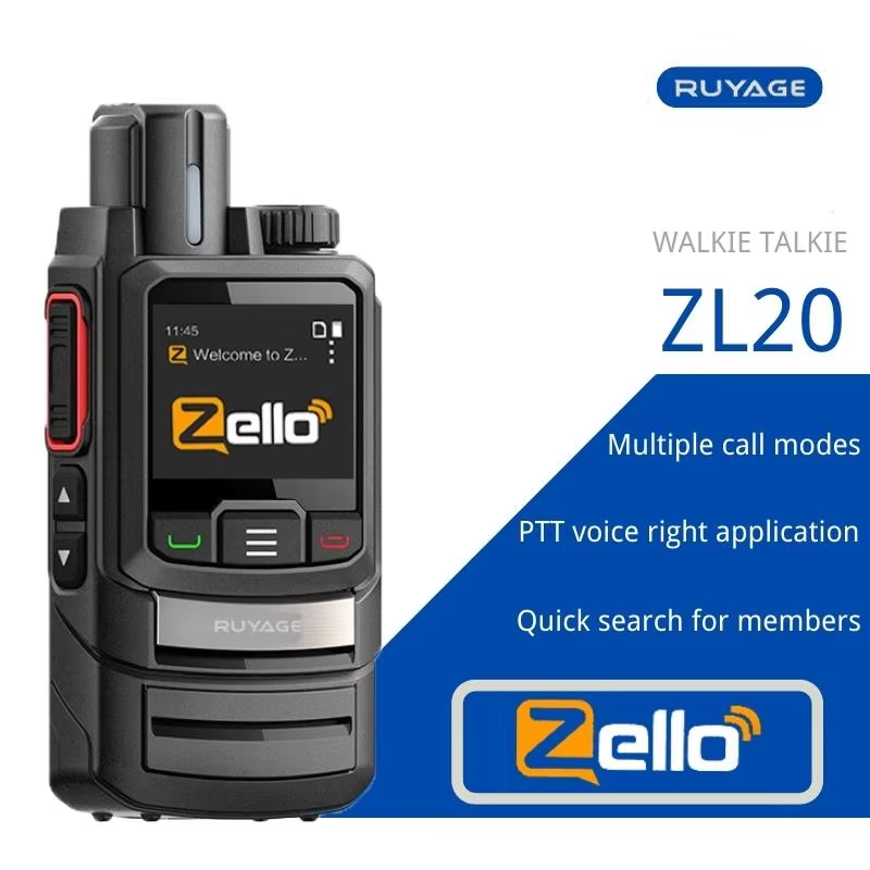 Ruyage ZL20 Zello Push-to-Talk 4G LTE Long Range PoC Radio Ruyage Radio
