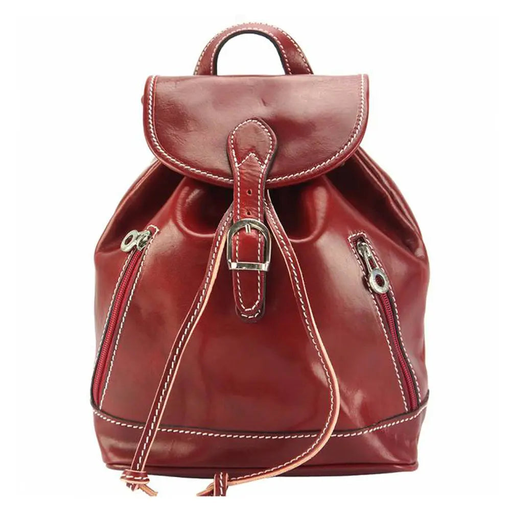 Luminosa Leather Backpack Purse FashionMojos.com
