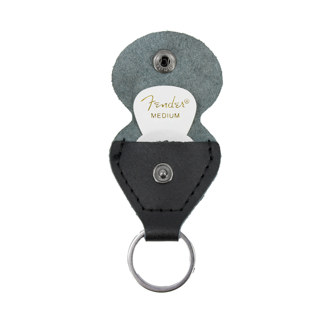 Fender leather guitar pick holder keychain Pluginz Keychains