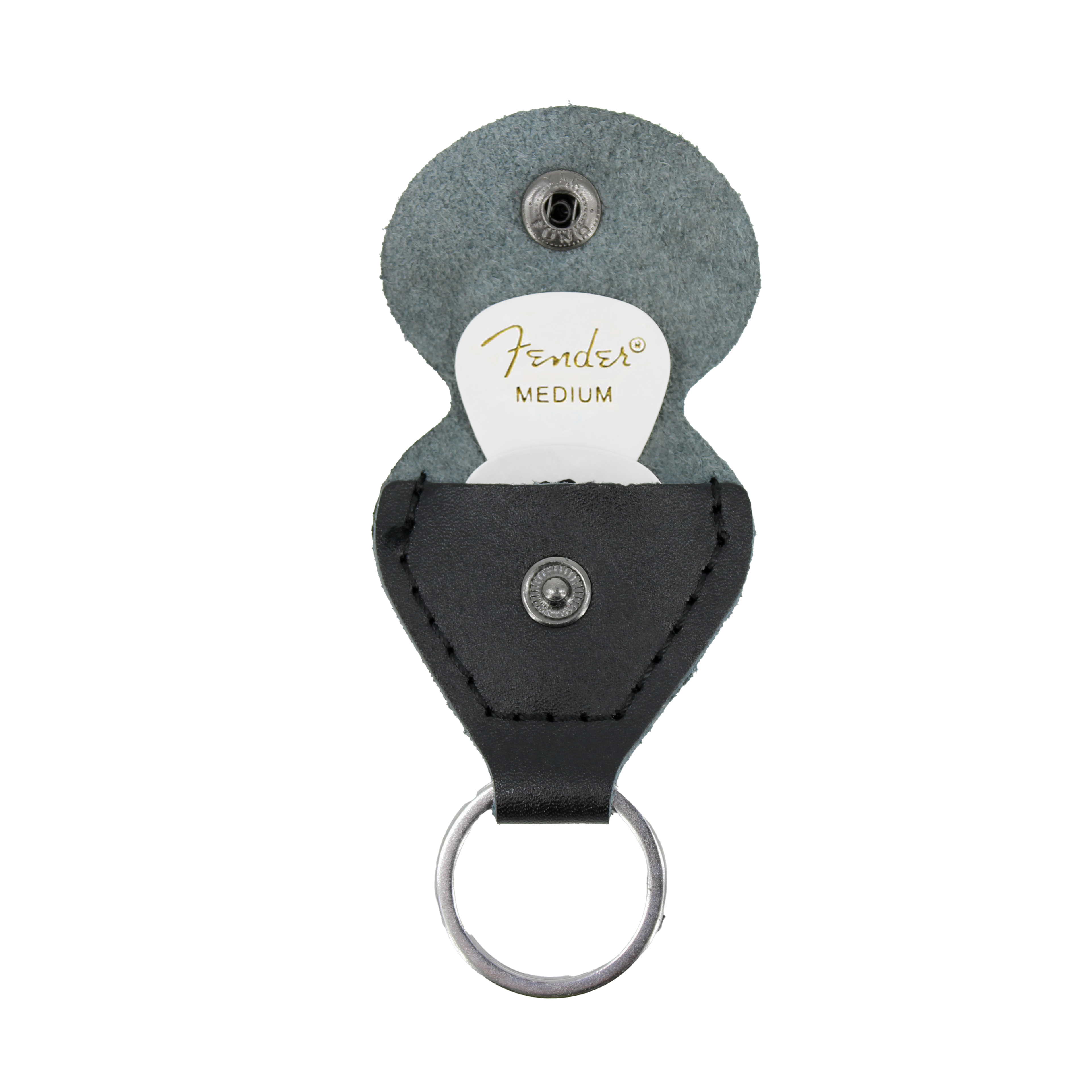 Fender leather guitar pick holder keychain Pluginz Keychains