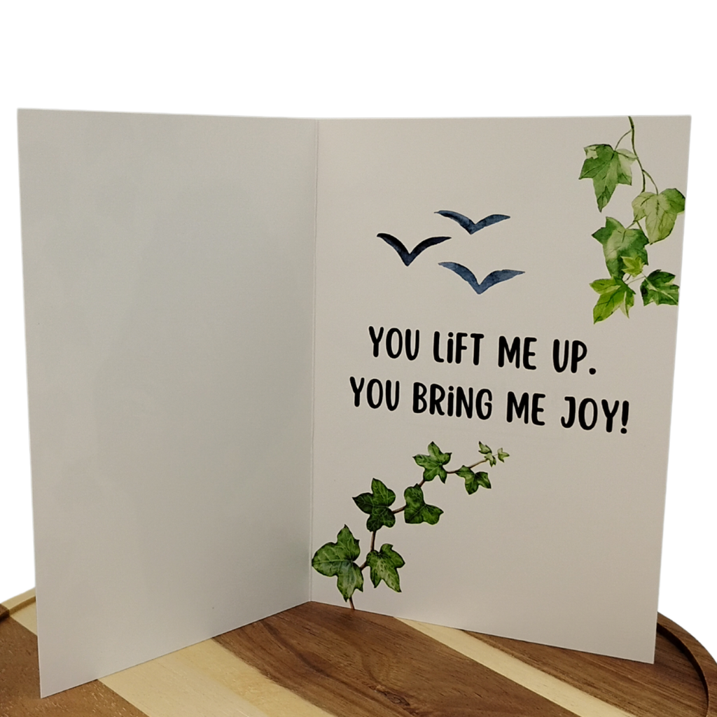 Gratitude Greeting Card | Lift Me Up & Bring Me Joy Black Magic Social Club