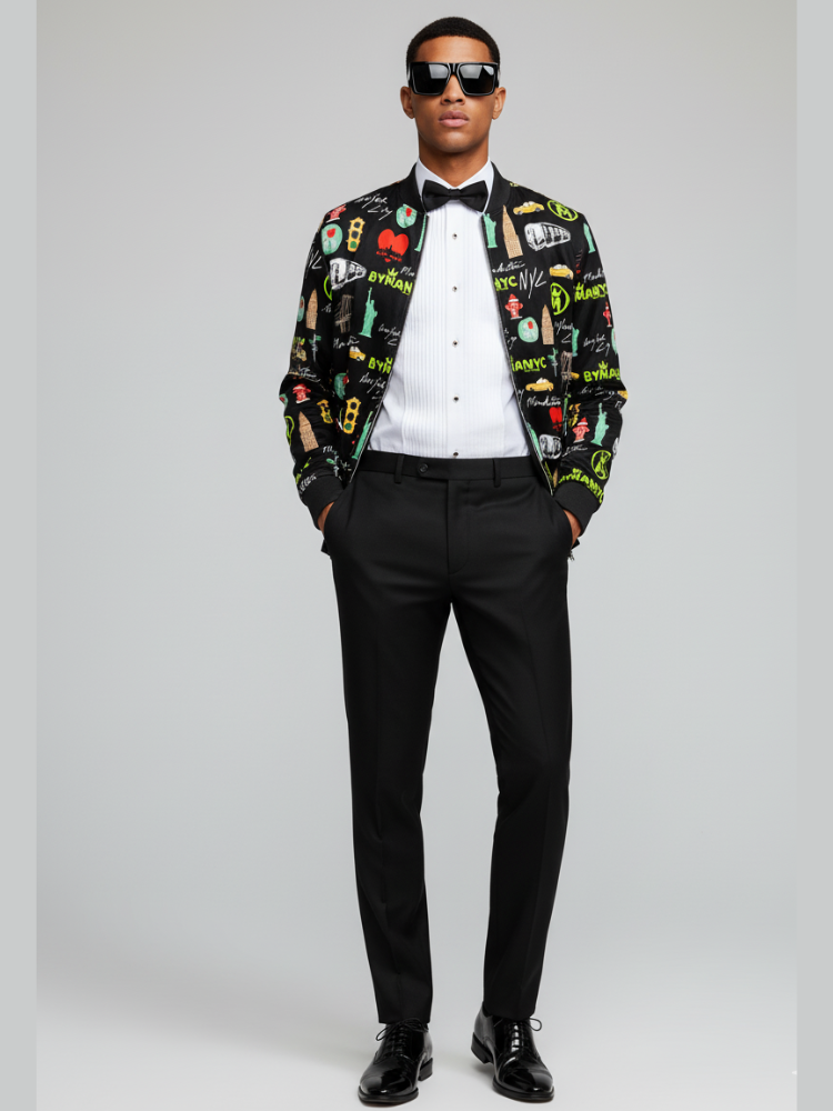Limited Edition Jacket Manhattan Mosaic Nocturne – BYMANYC ® New York BYMANYC ® New York