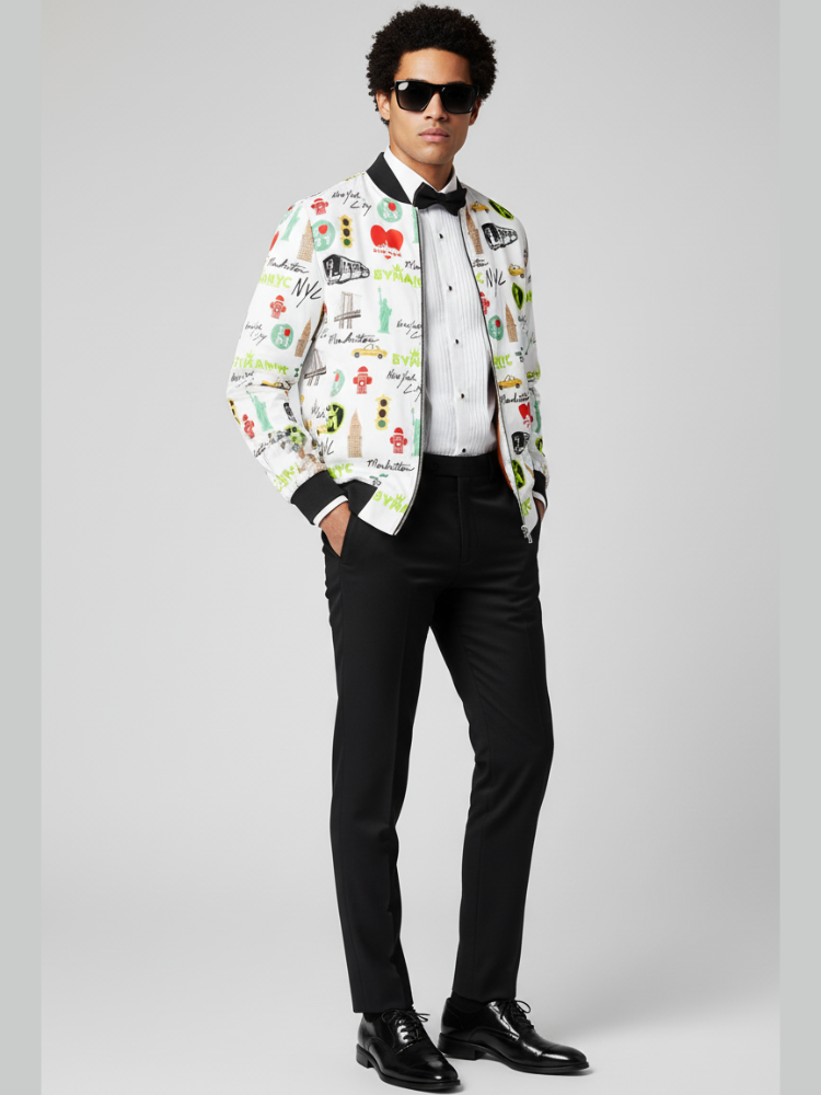 Limited Edition Jacket Manhattan Mosaic Sunset – BYMANYC ® New York BYMANYC ® New York