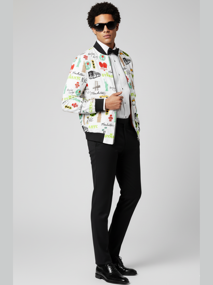 Limited Edition Jacket Manhattan Mosaic Sunset – BYMANYC ® New York BYMANYC ® New York