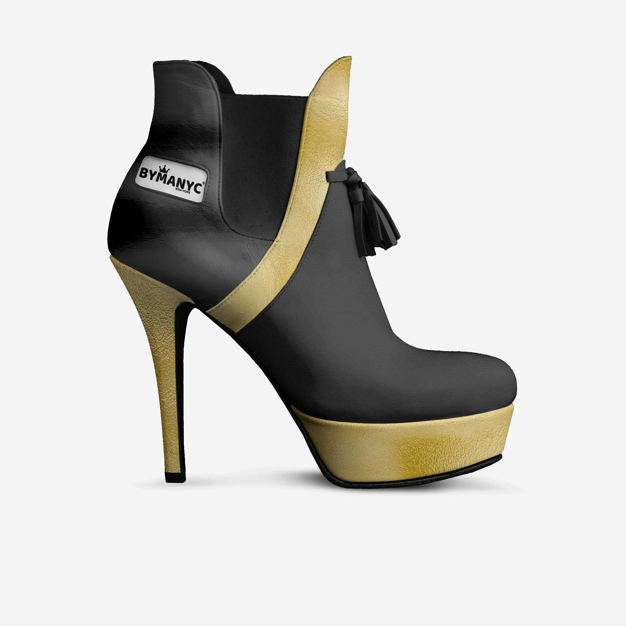 Limited Edition Vegan Over-the-Knee Boots BYMANYC® New York Skyline Black BYMANYC ® New York