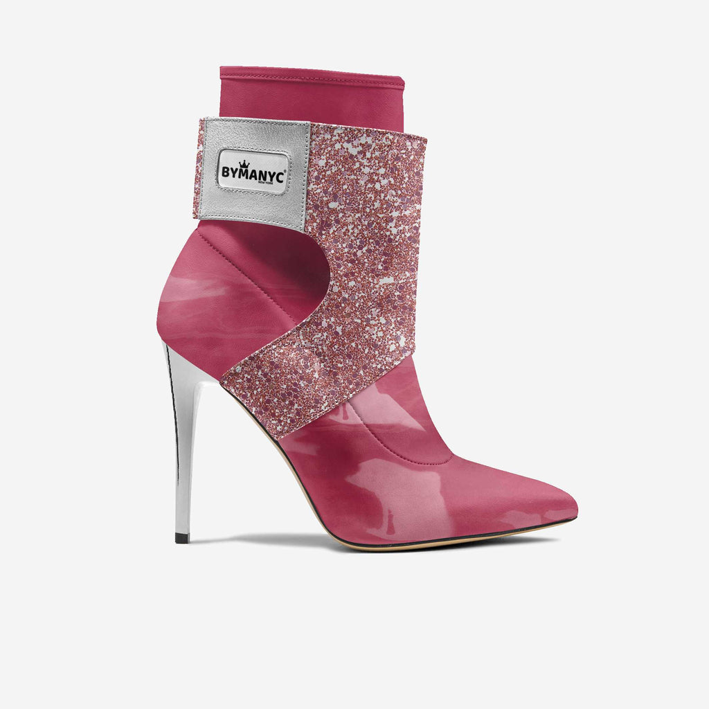 Limited Edition Vegan Stiletto Boots BYMANYC ® New York Futurista Black BYMANYC ® New York