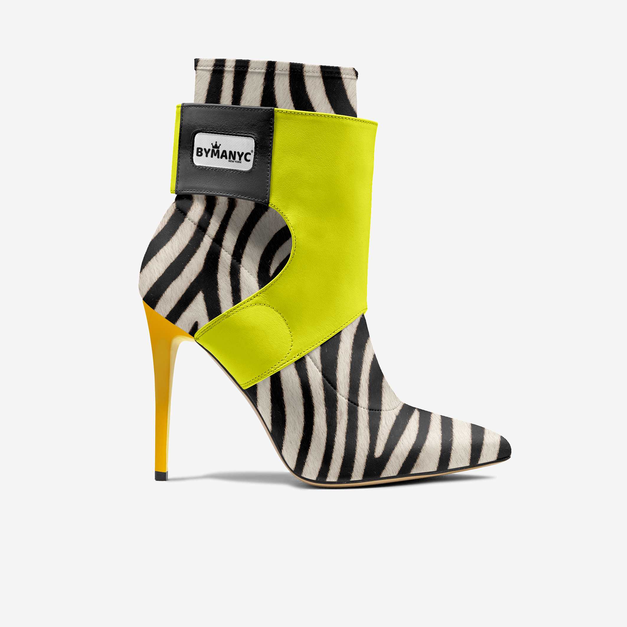 Limited Edition Vegan Stiletto Boots BYMANYC ® New York Futurista Noir BYMANYC ® New York