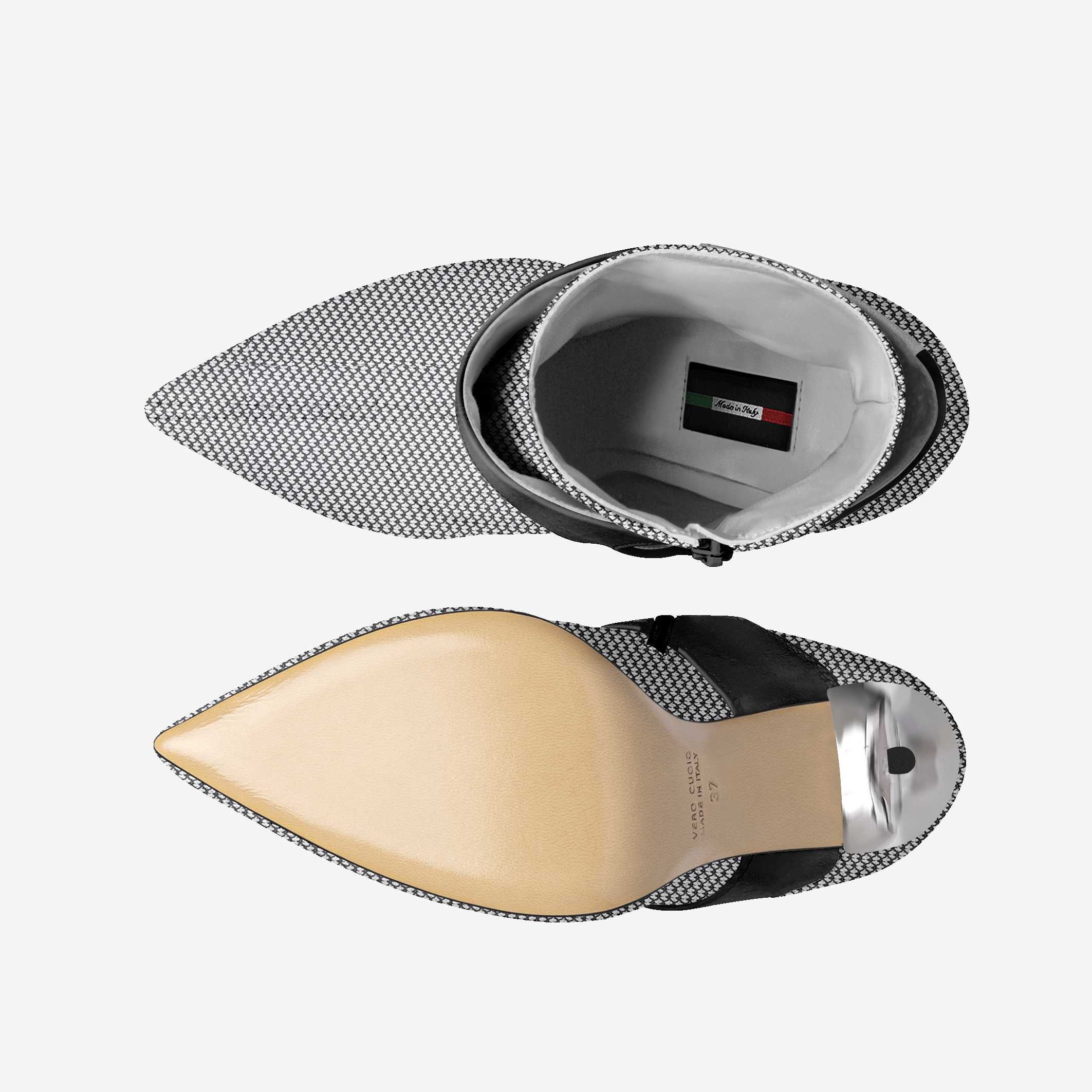 Limited Edition Vegan Stiletto Boots BYMANYC® New York Futurista Onyx BYMANYC ® New York