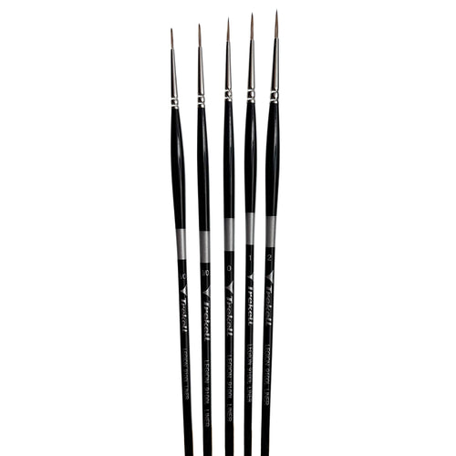 Trekell Legion Complete Liner Brush Set - Long Handle Trekell Art Supplies