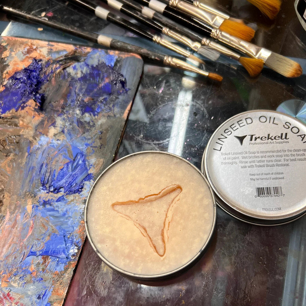 Trekell Linseed Oil Soap - Premium Cleaner for Oil Paint - 3oz Trekell Art Supplies