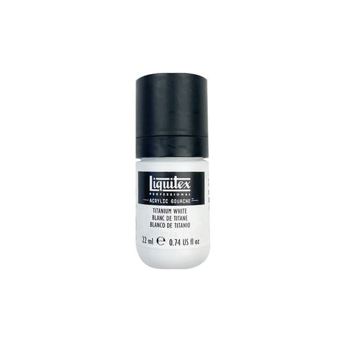 Liquitex Acrylic Gouache-22ml Titanium White ShopSketchBox